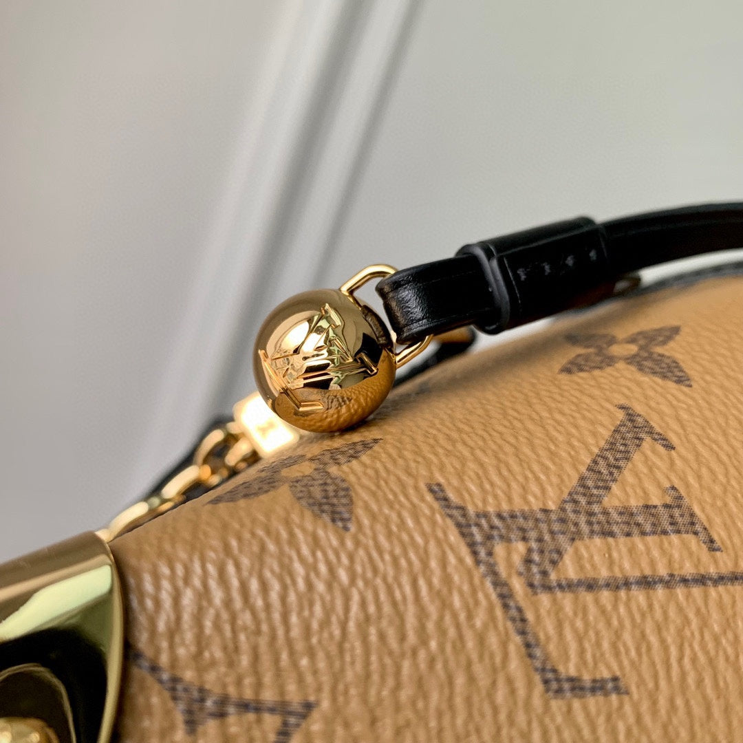 Louis Vuitton Monogram Giant Mini Bucket Bag with Gold-Tone Hardware