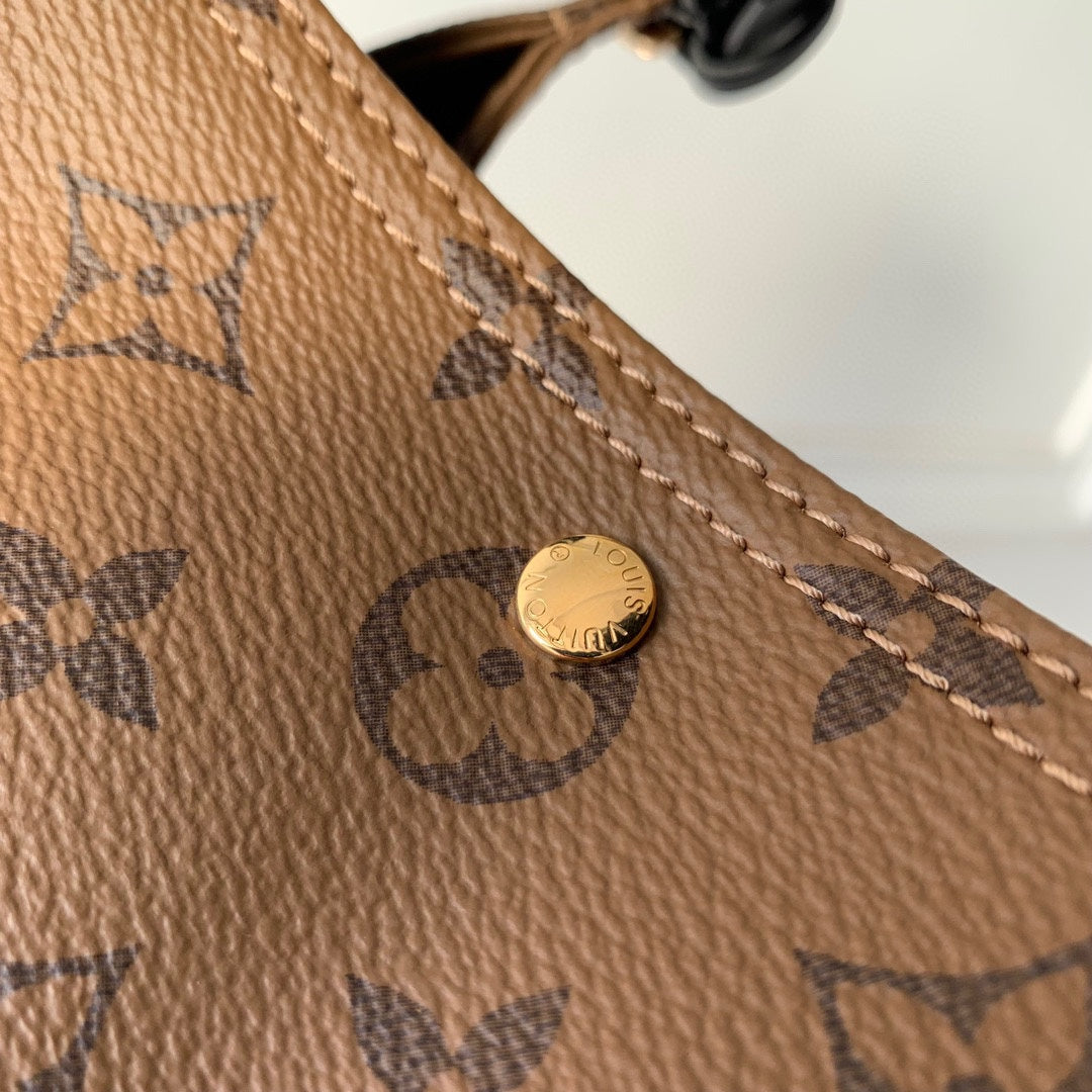Louis Vuitton Loop Hobo Monogram Coated Canvas Bag