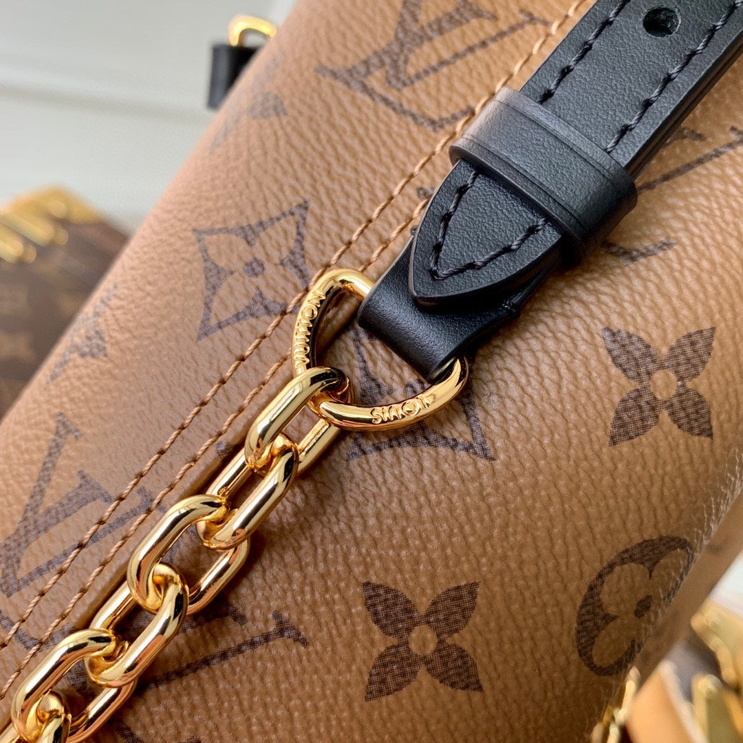 Louis Vuitton Loop Hobo Monogram Coated Canvas Bag