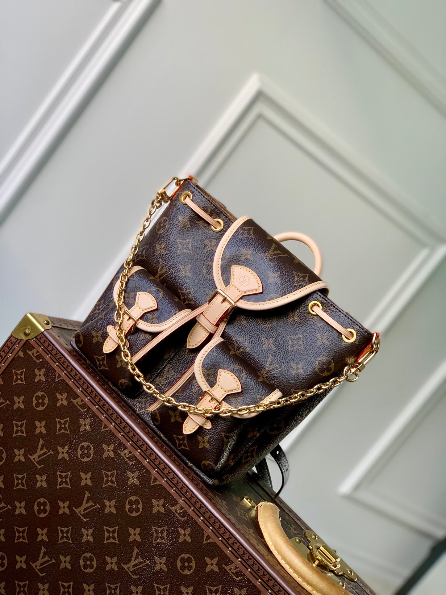 Louis Vuitton Montsouris PM Backpack Monogram Canvas