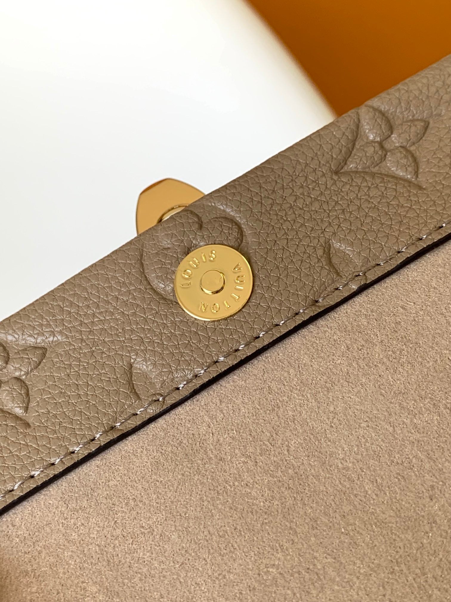 Louis Vuitton Vavin Chain Wallet Monogram Empreinte Leather Turtledove