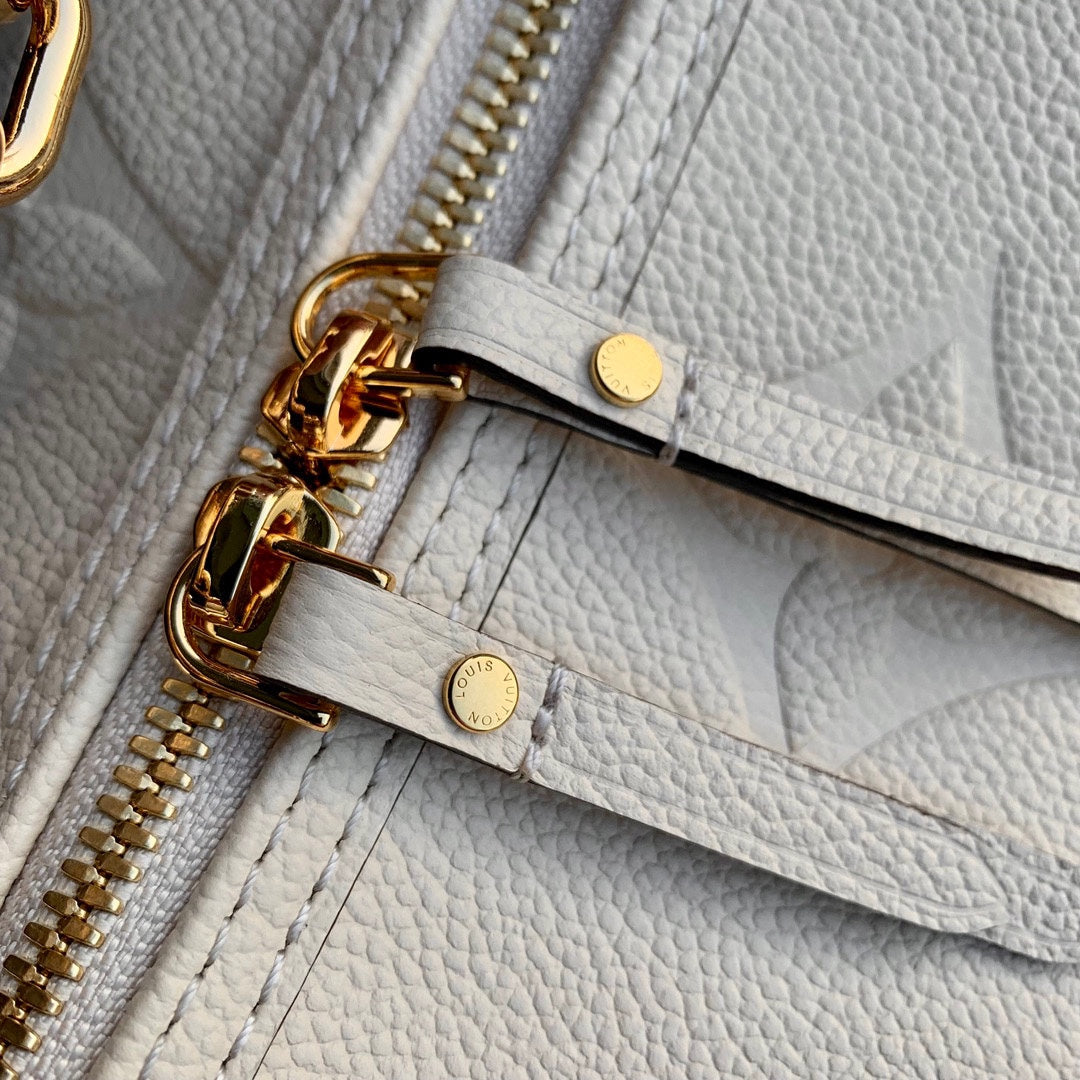 Louis Vuitton Monogram Empreinte Loop Bag - Cream