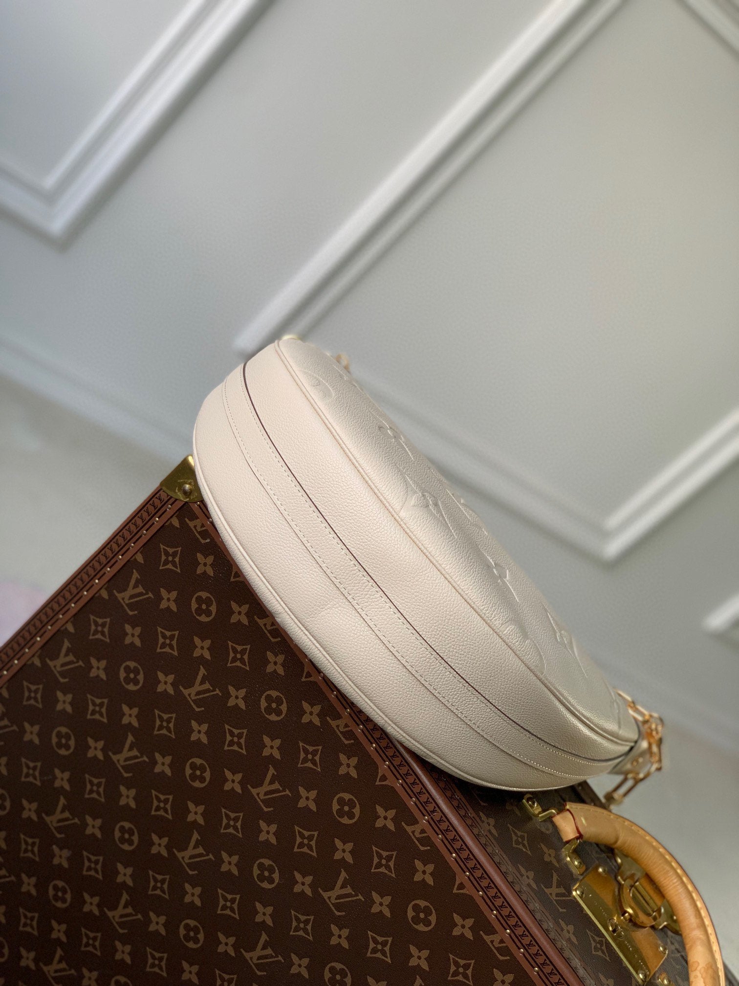 Louis Vuitton Monogram Empreinte Loop Bag - Cream