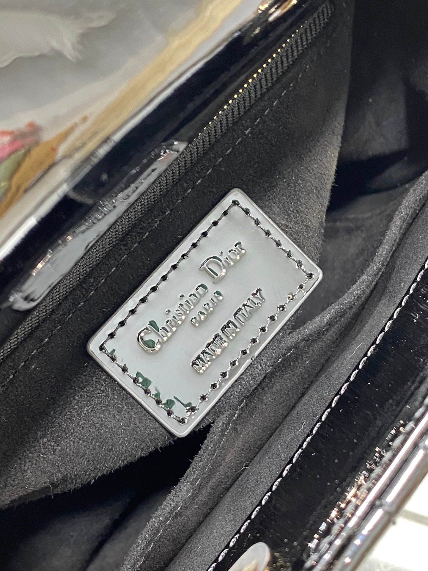 Lady Dior My ABCDior Bag - Black Cannage Lambskin with Gold-Finish Metal Charms