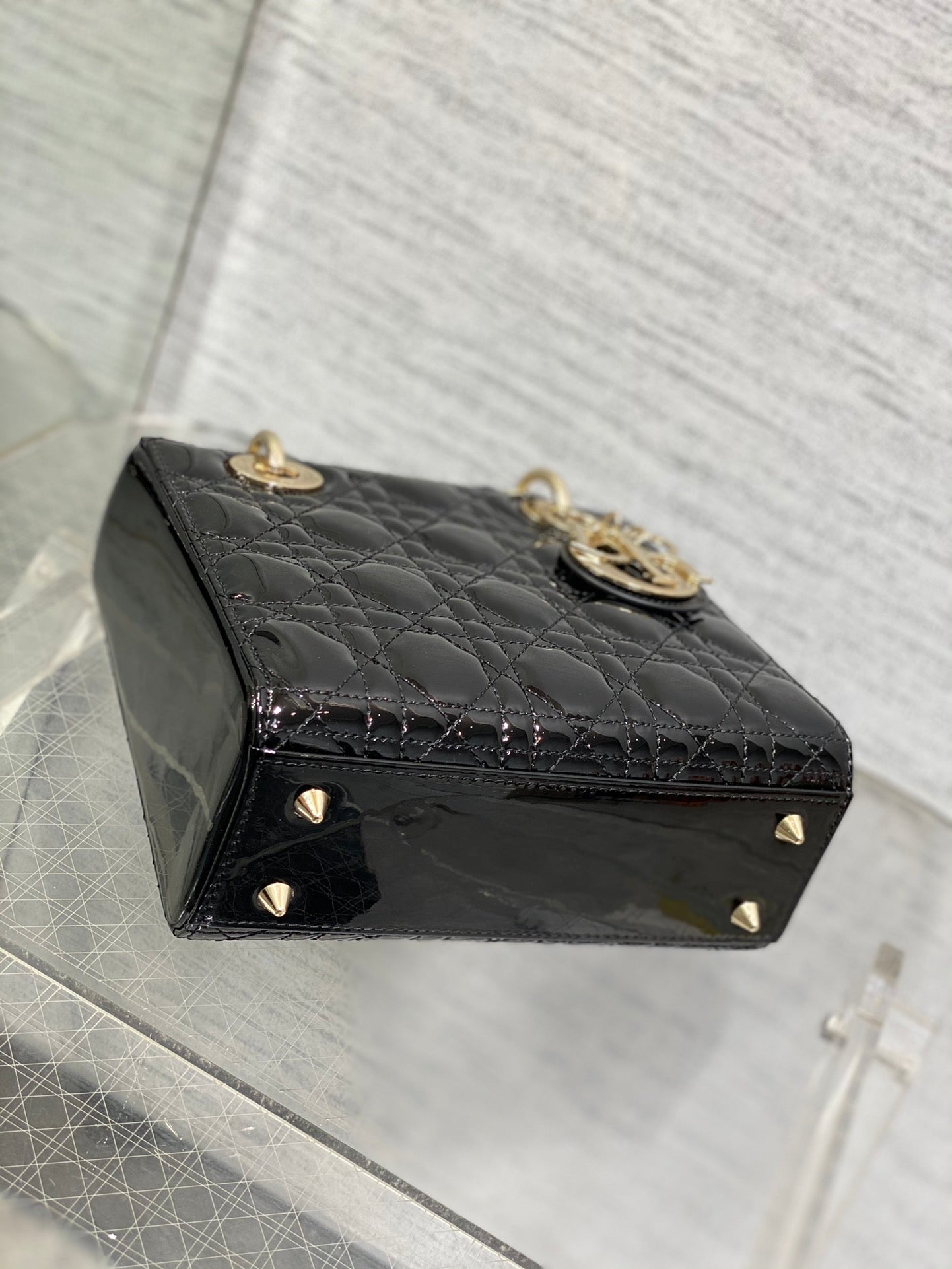 Christian Dior Small Lady Dior My ABCDior Bag - Black Cannage Lambskin