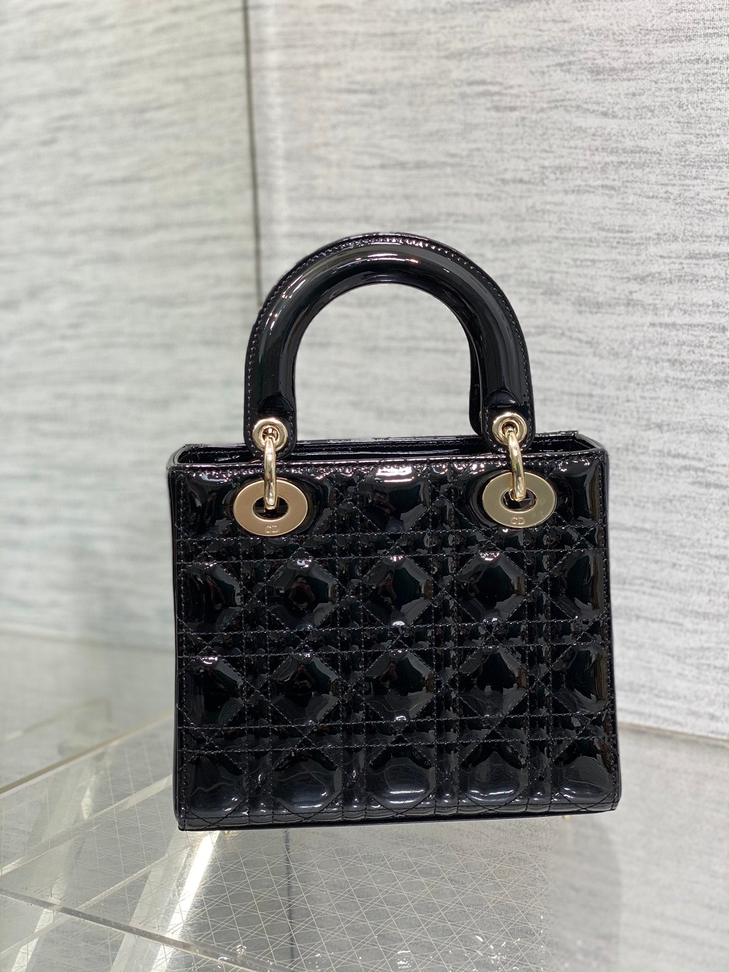 Christian Dior Small Lady Dior My ABCDior Bag - Black Cannage Lambskin
