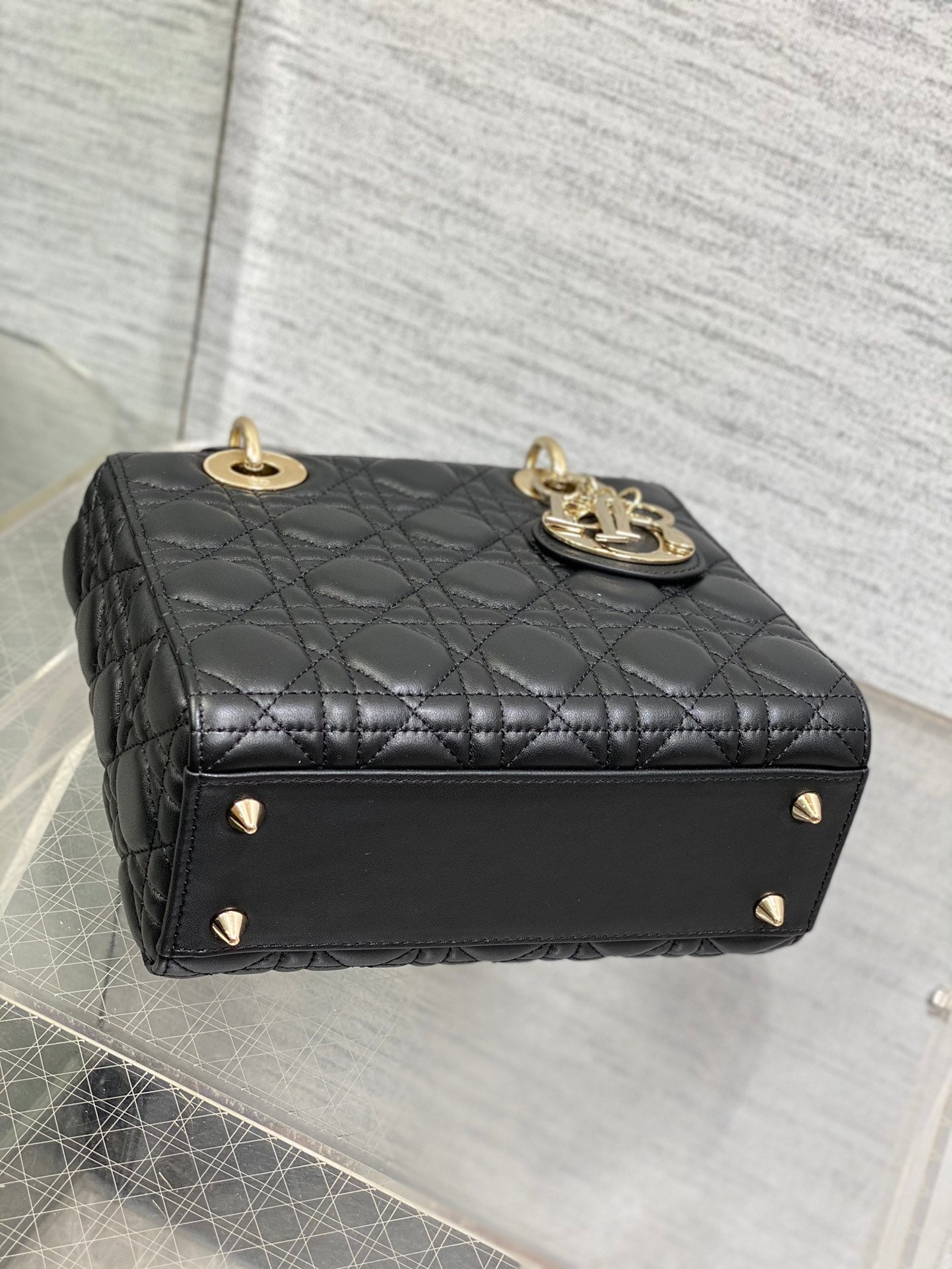 Christian Dior Lady Dior Small My ABCDior Bag Black Cannage Lambskin