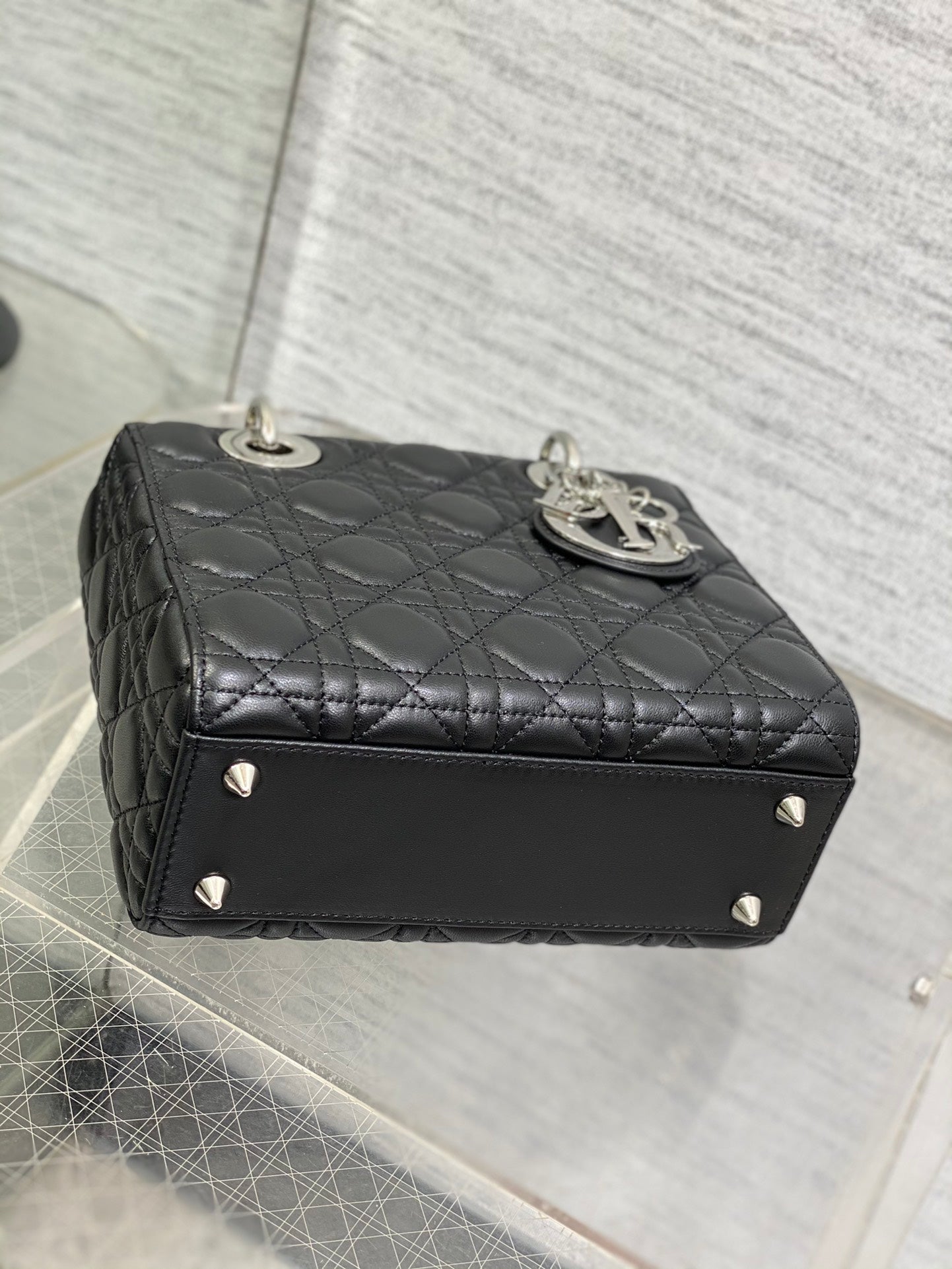 Christian Dior Lady Dior My ABCDior Bag Black Cannage Lambskin Mini