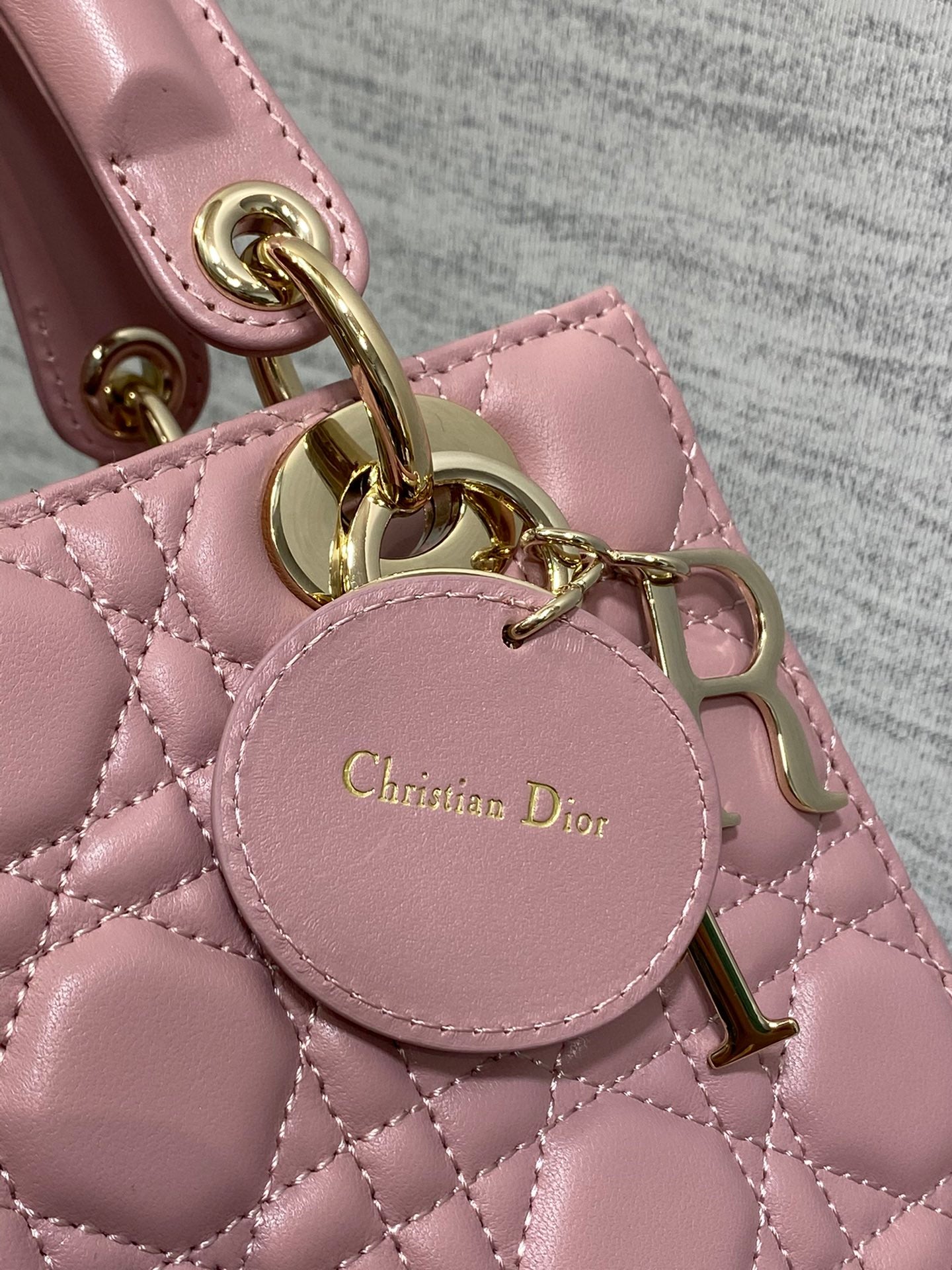 Lady Dior My ABCDior Bag - Pink Cannage Lambskin Small Handbag