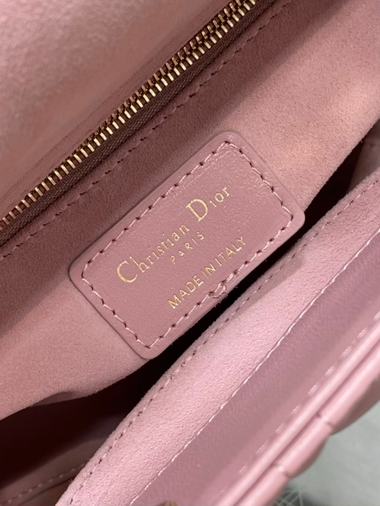Christian Dior My ABCDior Lady Dior Bag Small Pink Cannage Lambskin
