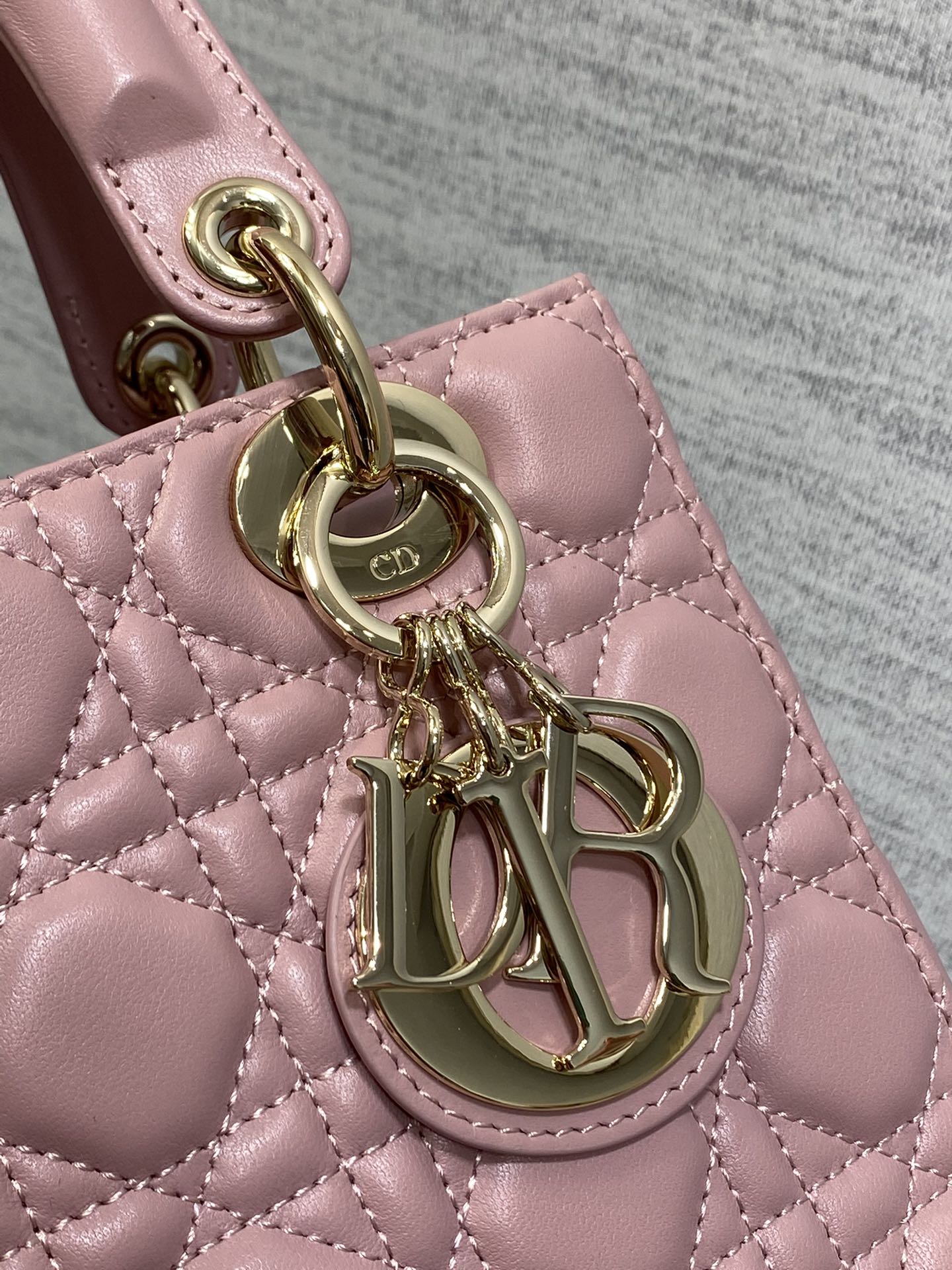 Christian Dior Lady Dior My ABCDior Bag Pink Cannage Lambskin
