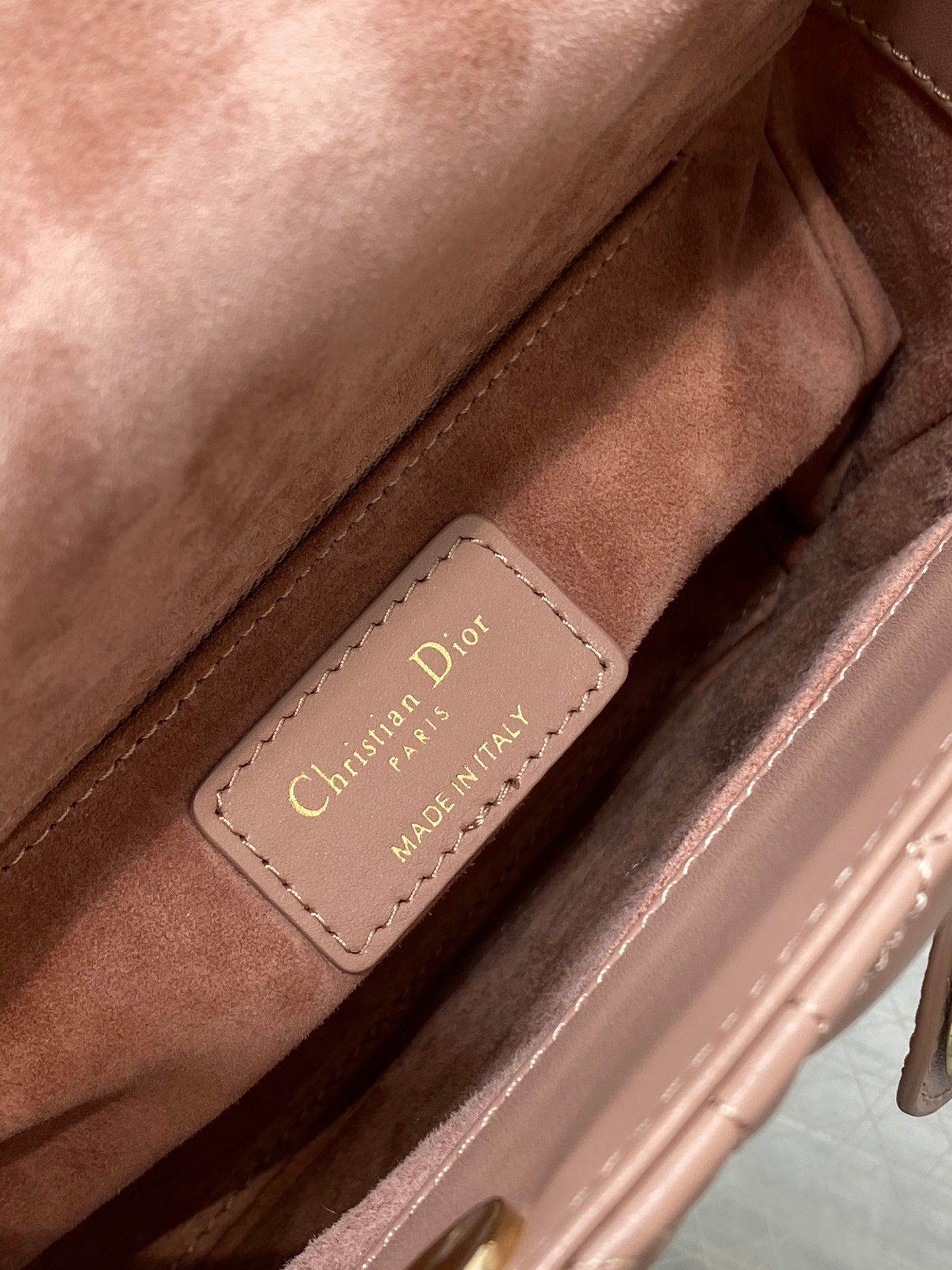 Christian Dior Lady Dior My ABCDior Small Bag - Rose Des Vents Cannage Lambskin