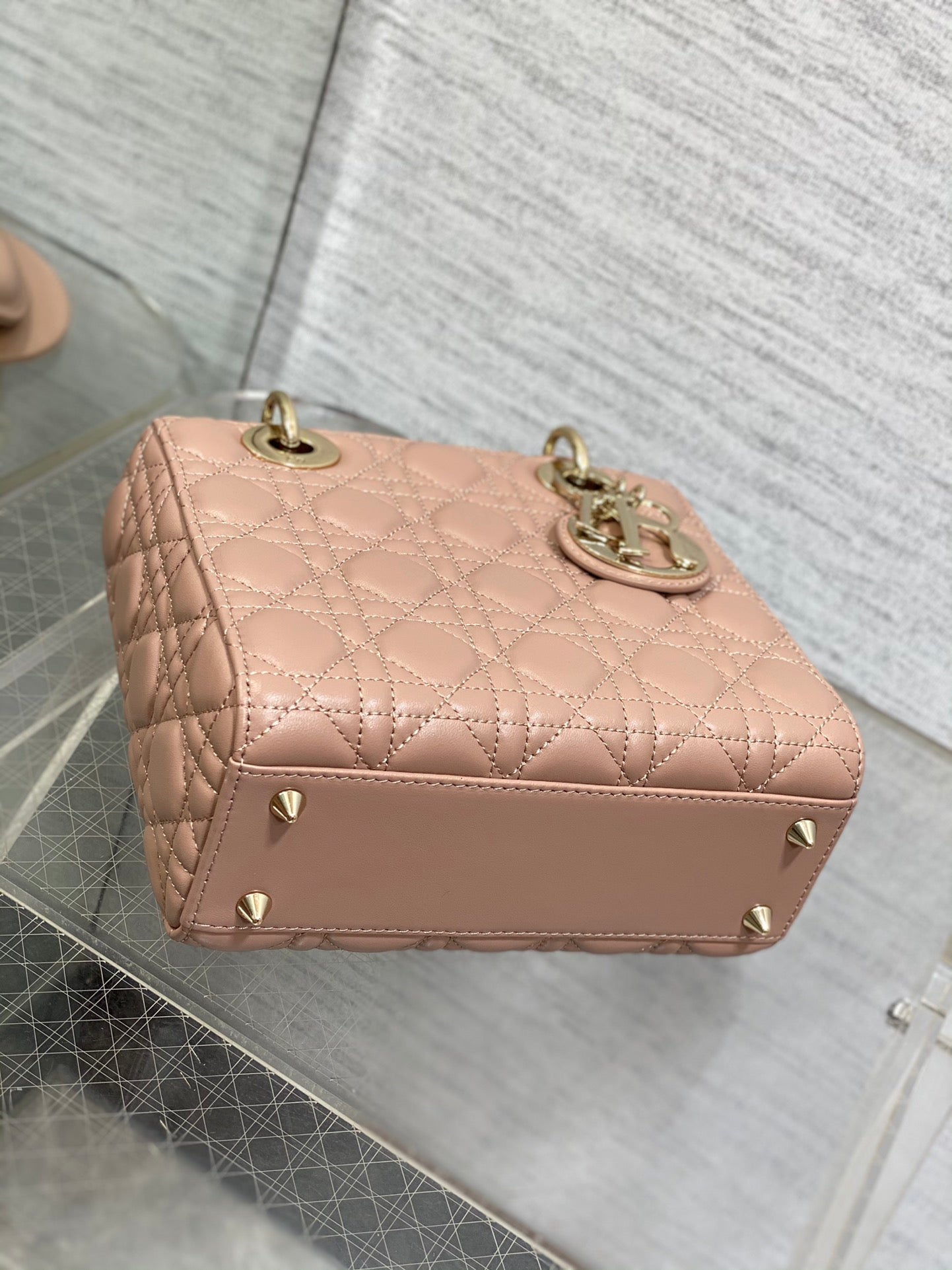 Lady Dior My ABC Dior Small Bag - Blush Pink Cannage Lambskin