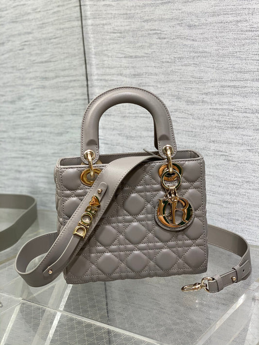 Lady Dior My ABCDior Bag - Grey Cannage Lambskin