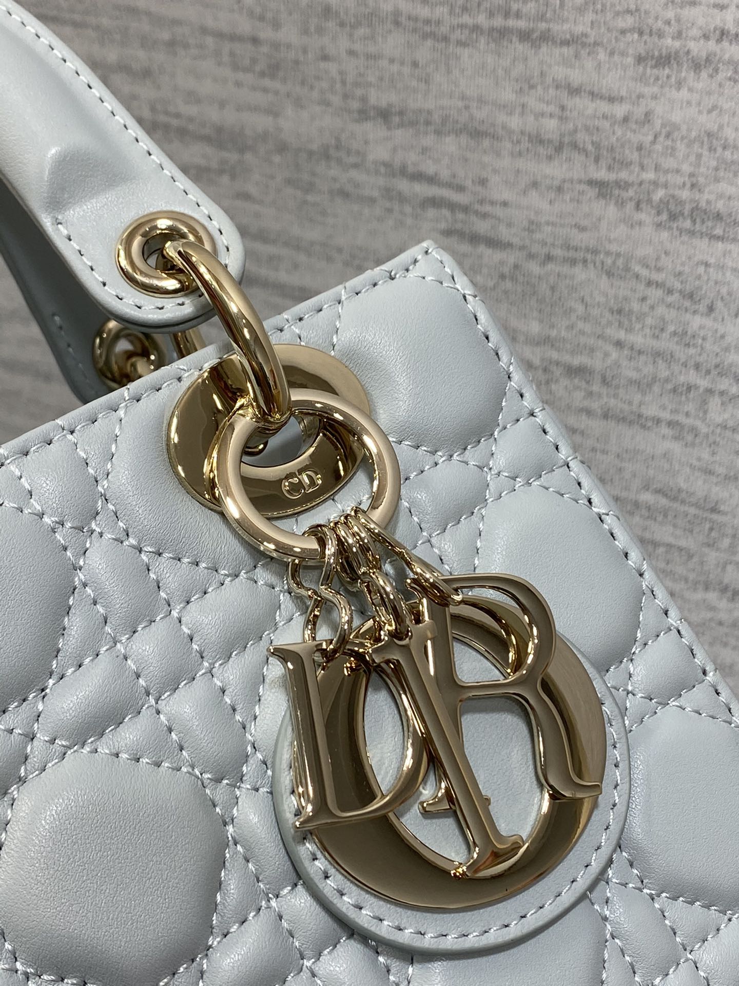 Lady Dior My ABCDior Small Bag - Cloud Blue Cannage Lambskin