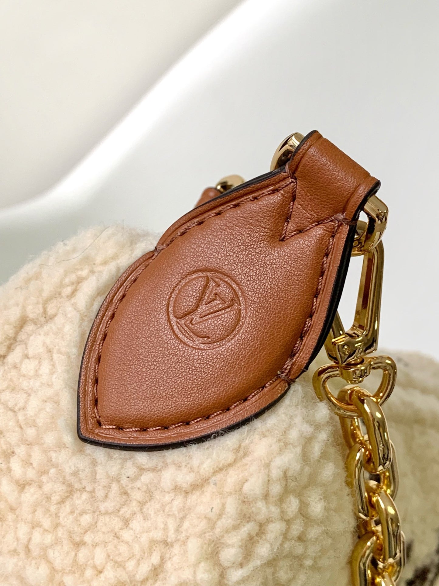 Louis Vuitton Monogram Shearling Loop Shoulder Bag
