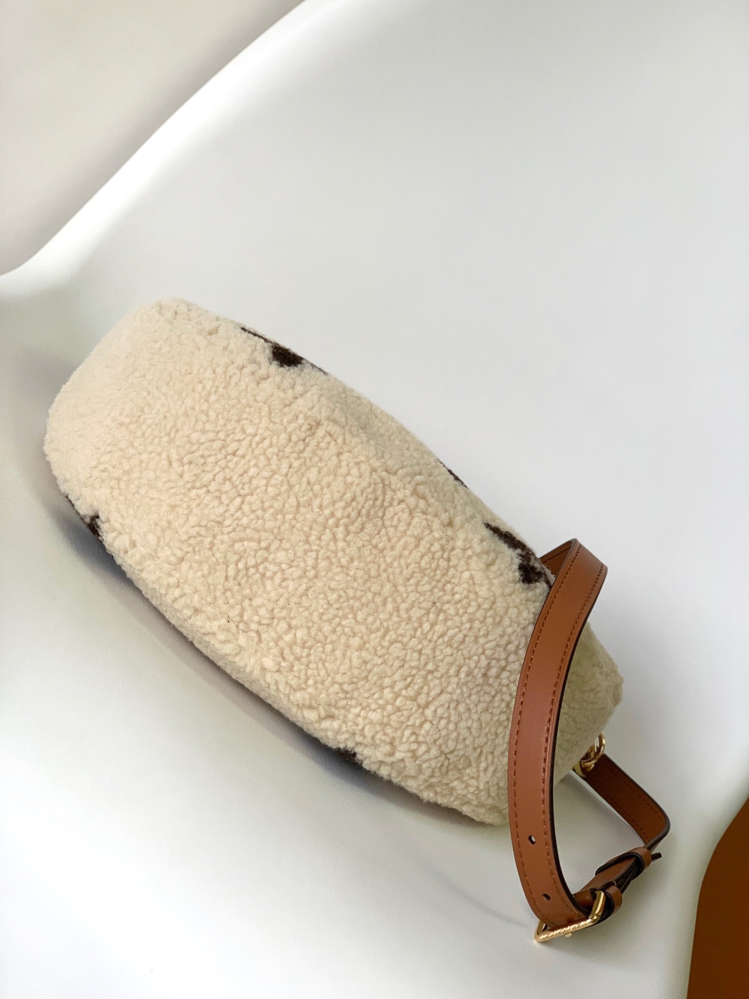 Louis Vuitton Monogram Shearling Loop Shoulder Bag