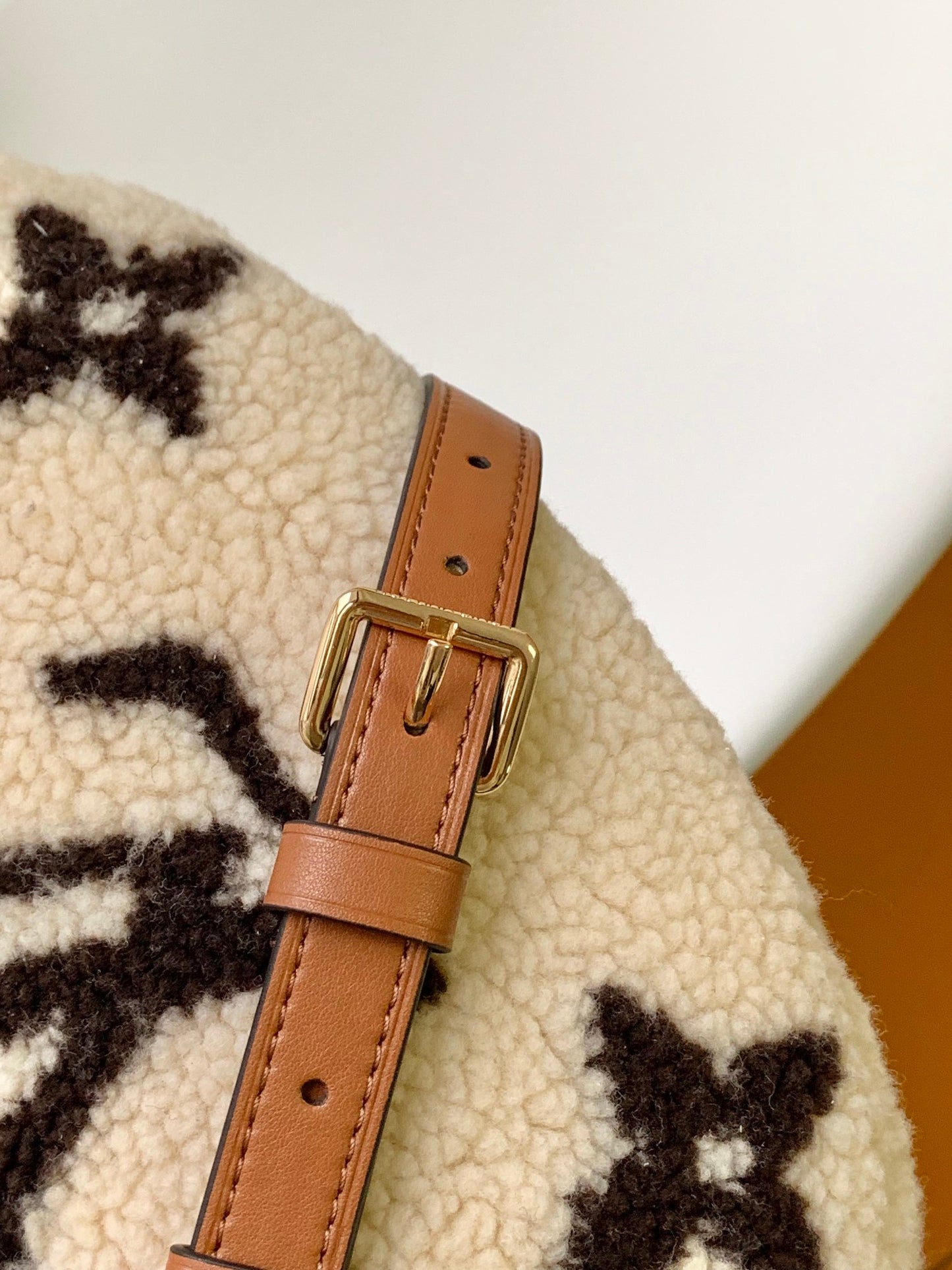 Louis Vuitton Monogram Shearling Loop Shoulder Bag