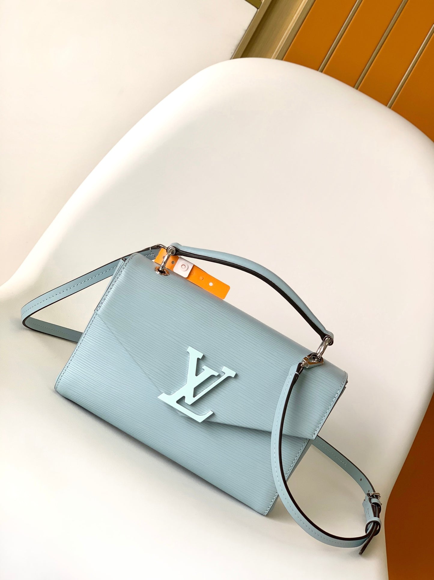 Louis Vuitton Cléry Epi Leather Handbag - Light Blue