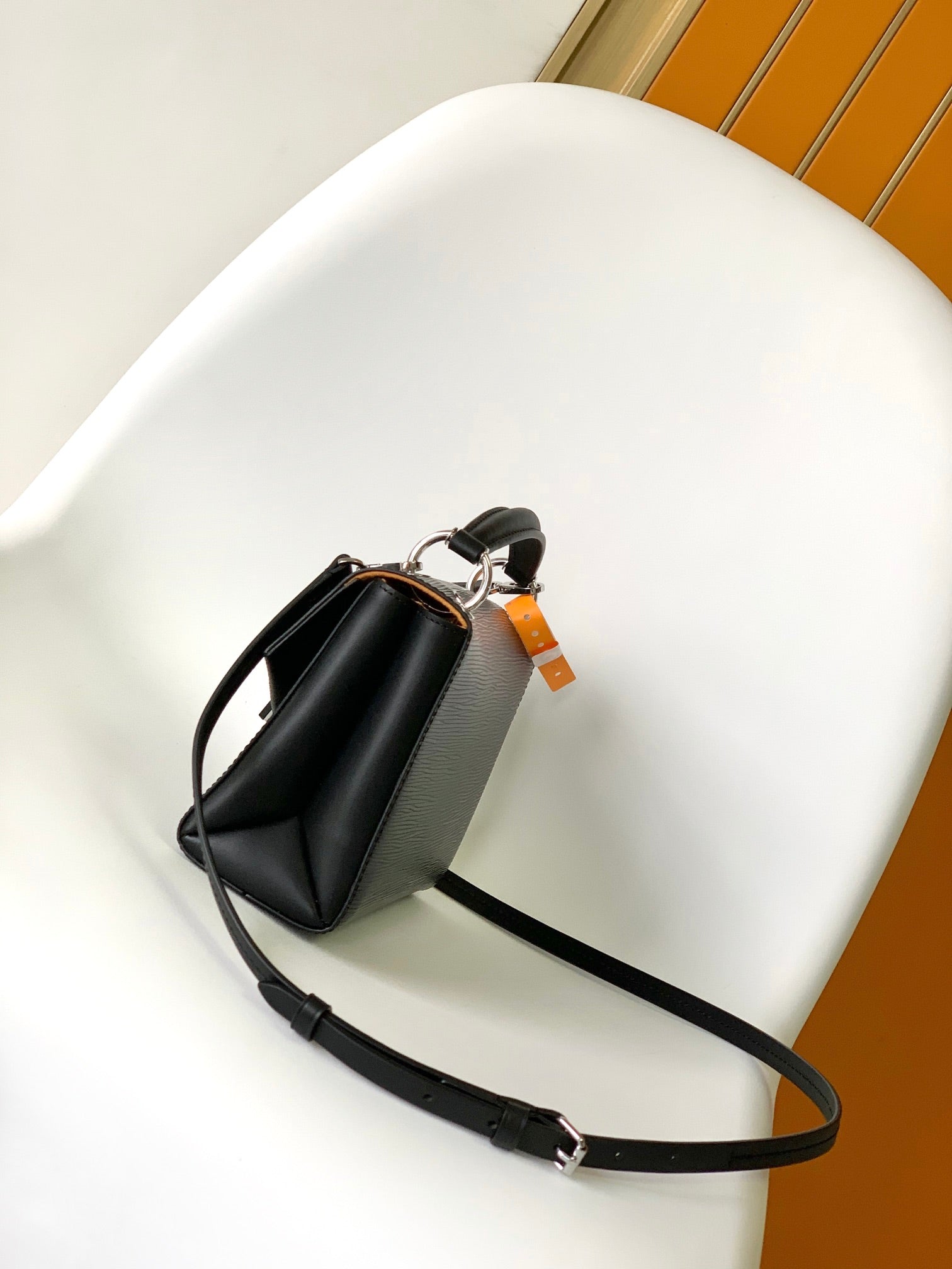 Louis Vuitton Grenelle PM Black Epi Leather Handbag