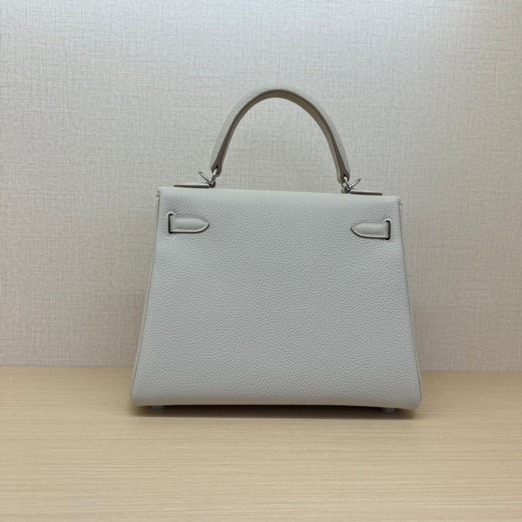 Hermès Kelly 25 Sellier Bag - Trench Epsom Leather with Palladium Hardware