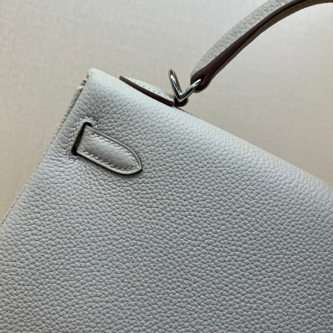 Hermès Kelly 25 Sellier Bag - Trench Epsom Leather with Palladium Hardware