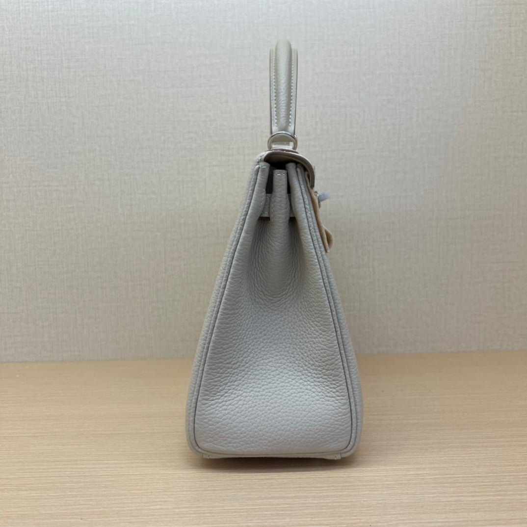 Hermès Kelly 25 Sellier Bag - Trench Epsom Leather with Palladium Hardware