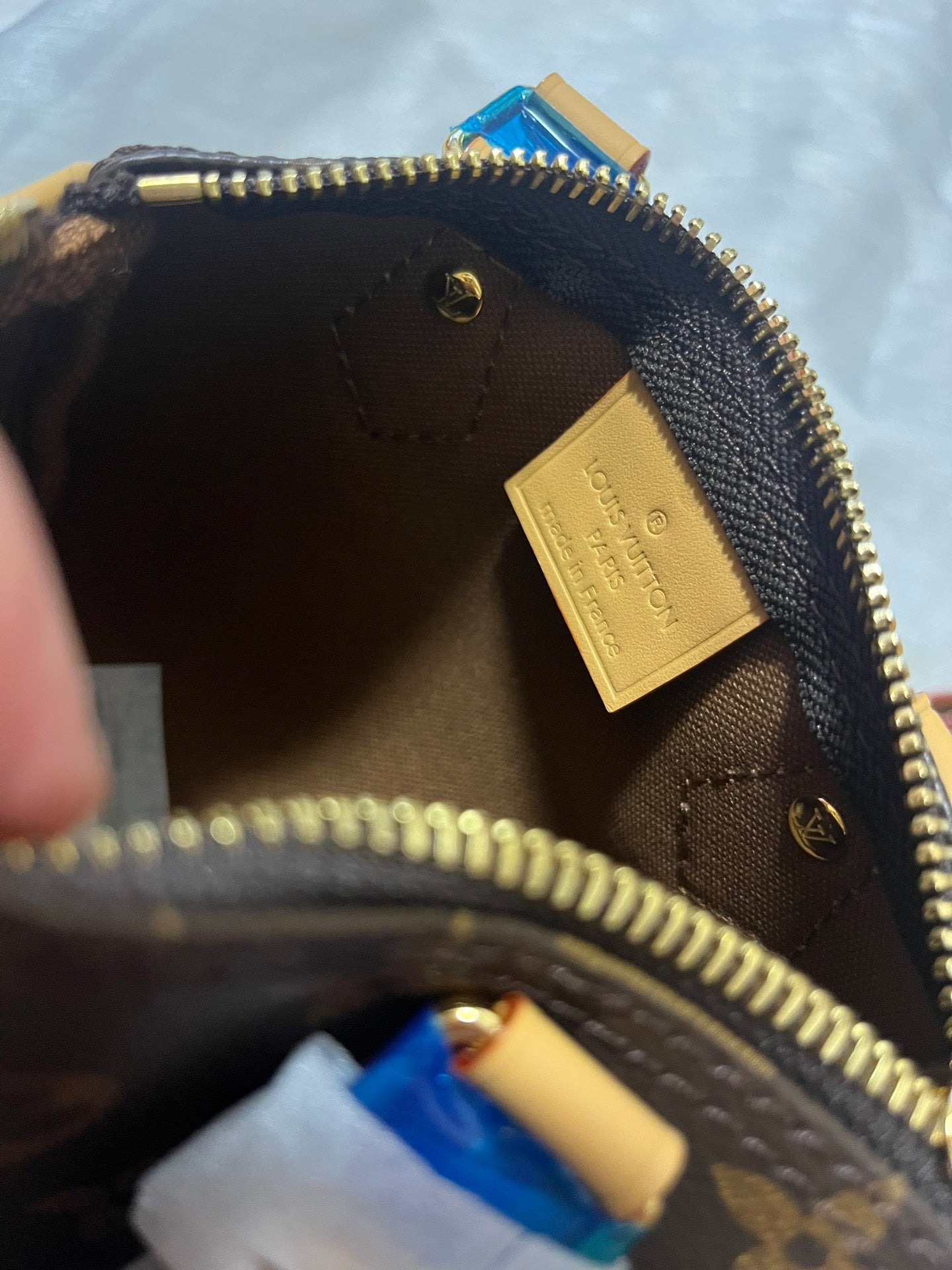 Louis Vuitton Nano Speedy Monogram Canvas Crossbody Handbag