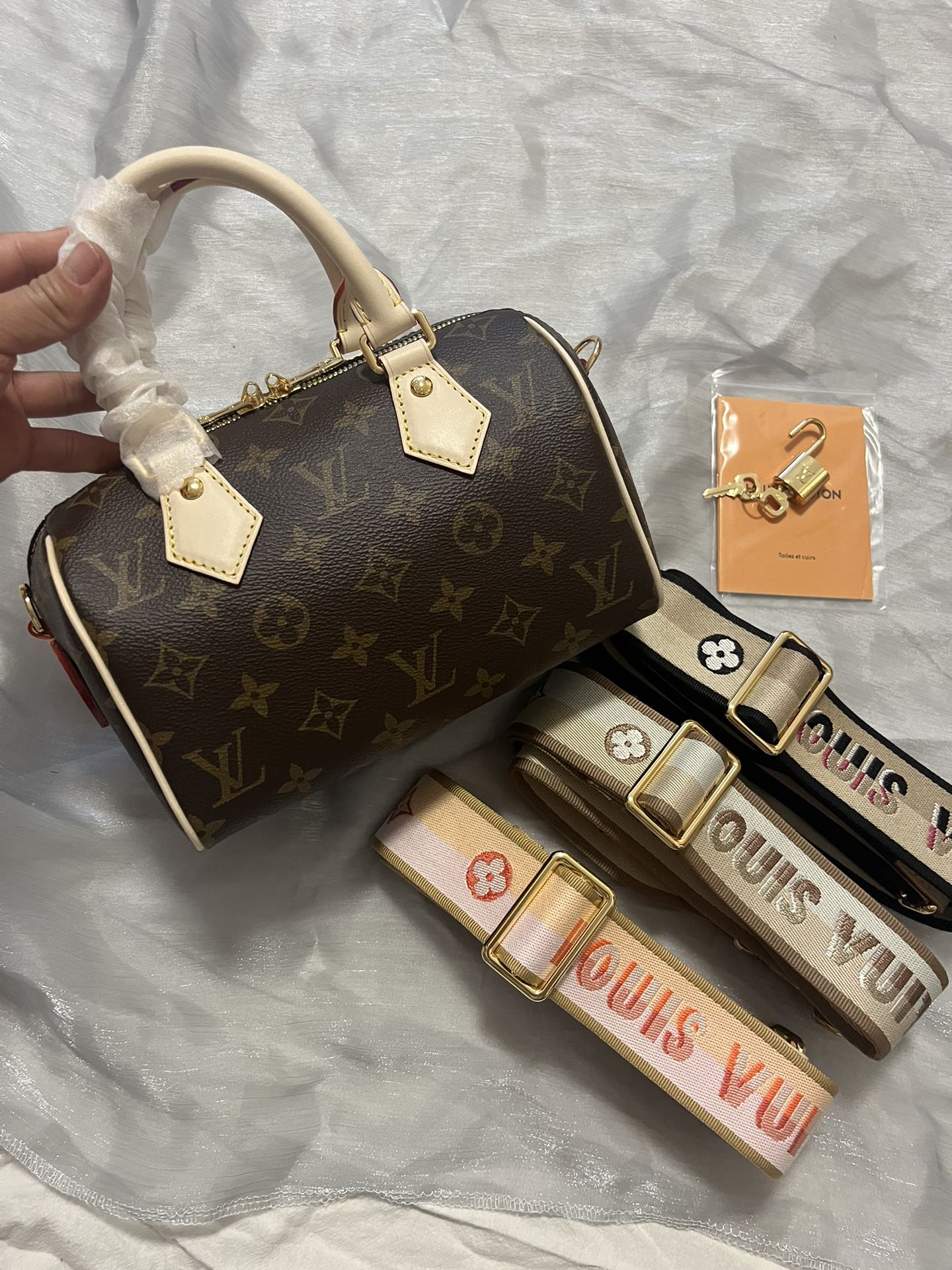 Louis Vuitton Vintage Monogram Print Mini Top Handle Crossbody Handbag