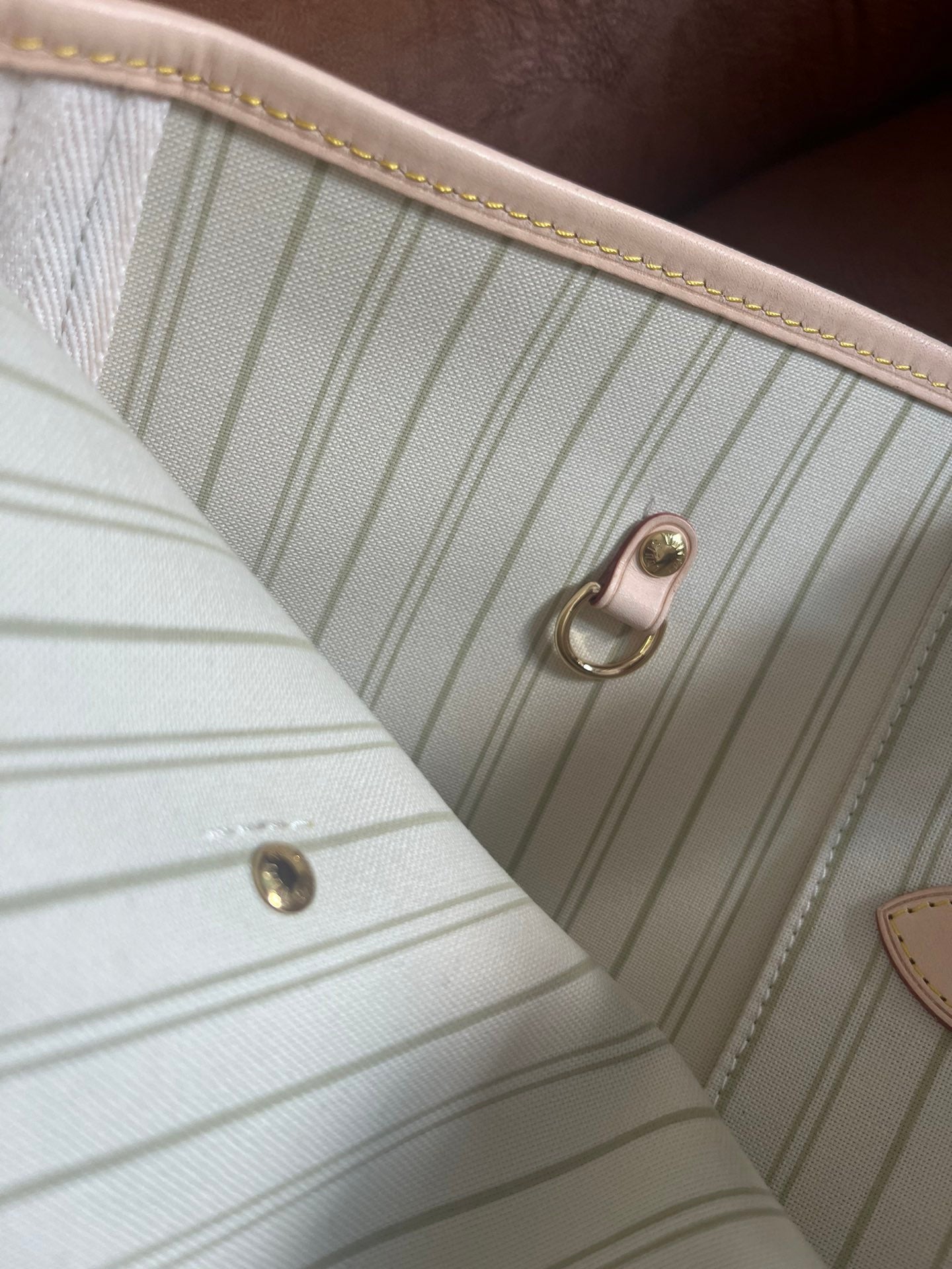 Louis Vuitton Neverfull MM Damier Azur Tote Bag with Pouch