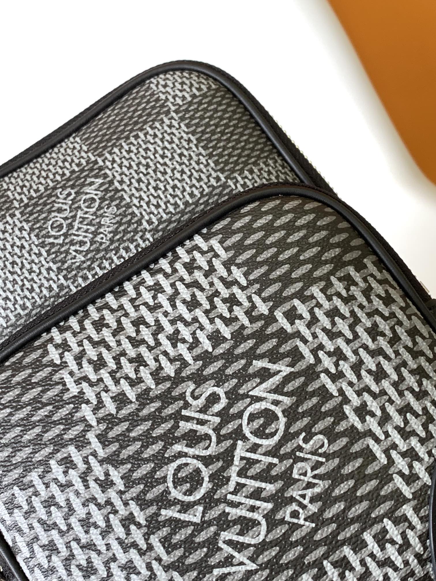Louis Vuitton Amazon Sling Bag Damier Graphite Giant Canvas