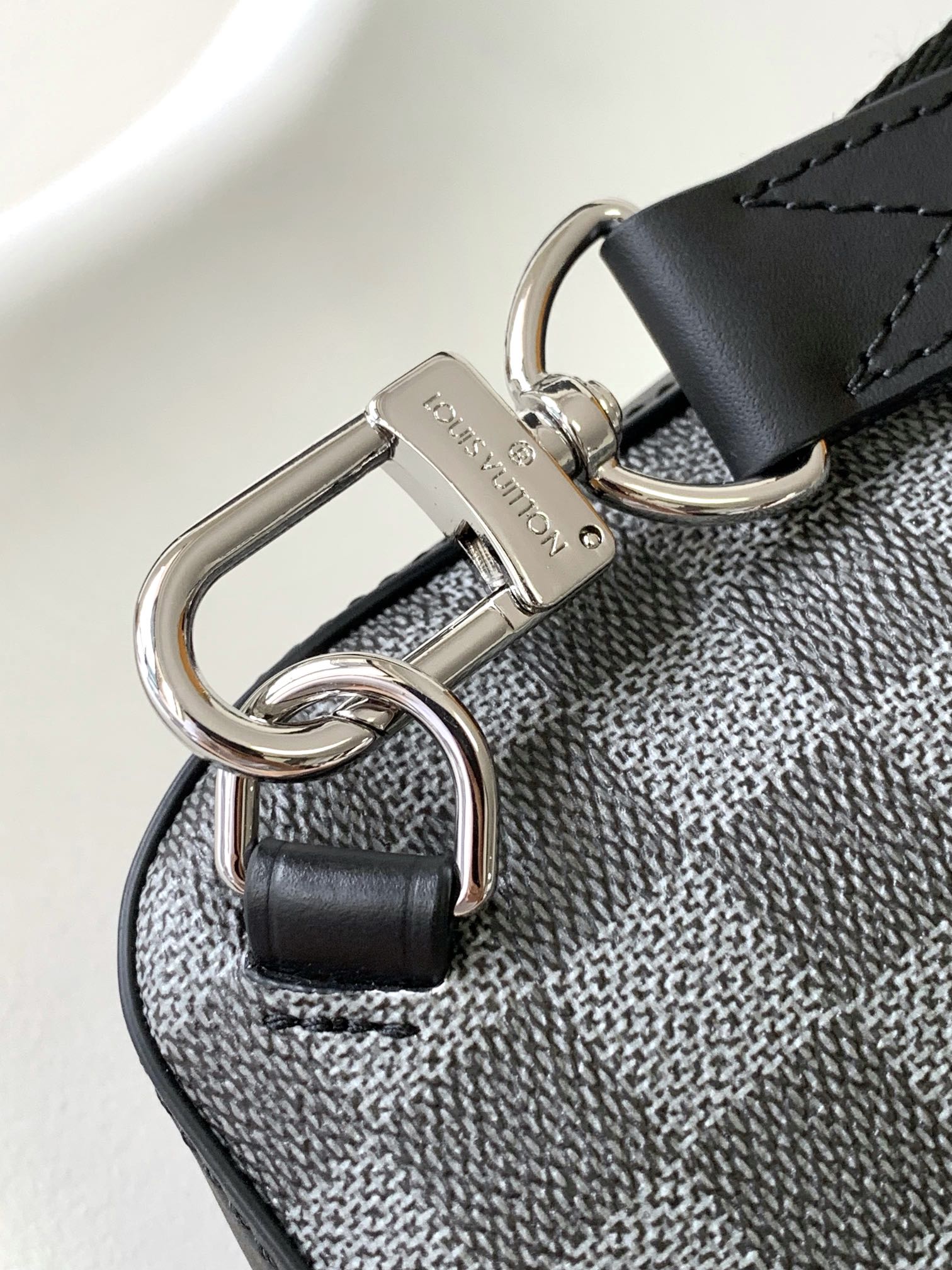 Louis Vuitton Amazon Sling Bag Damier Graphite Giant Canvas