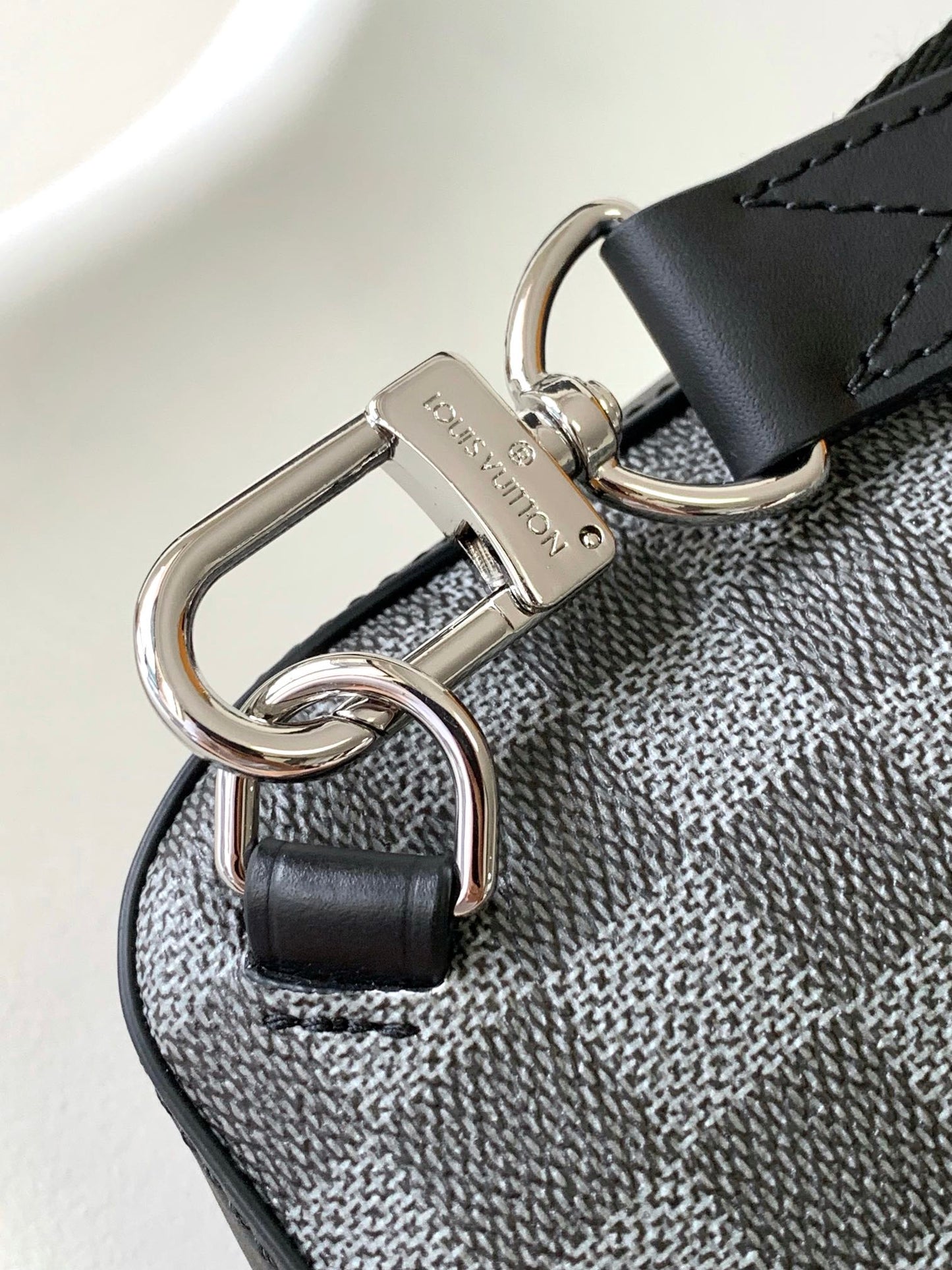 Louis Vuitton Amazon Sling Bag Damier Graphite Giant Canvas