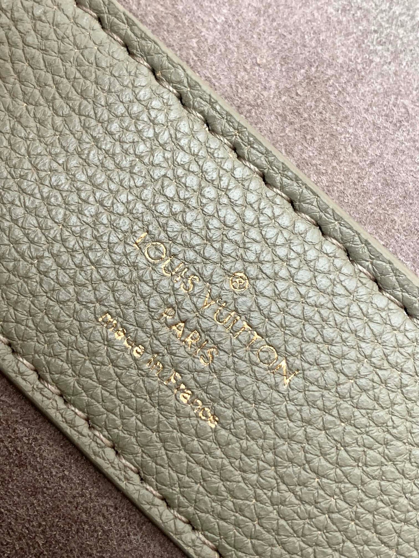 Louis Vuitton Capucines BB Handbag - Bicolor Sage Green and Cream Leather