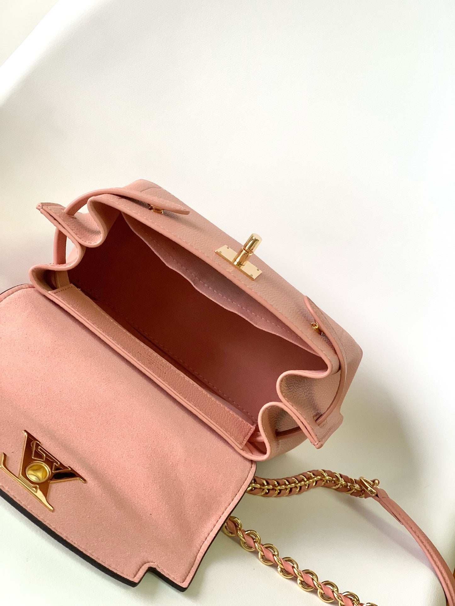 Louis Vuitton Capucines BB Bicolor Taurillon Leather Handbag - Pink and Cream