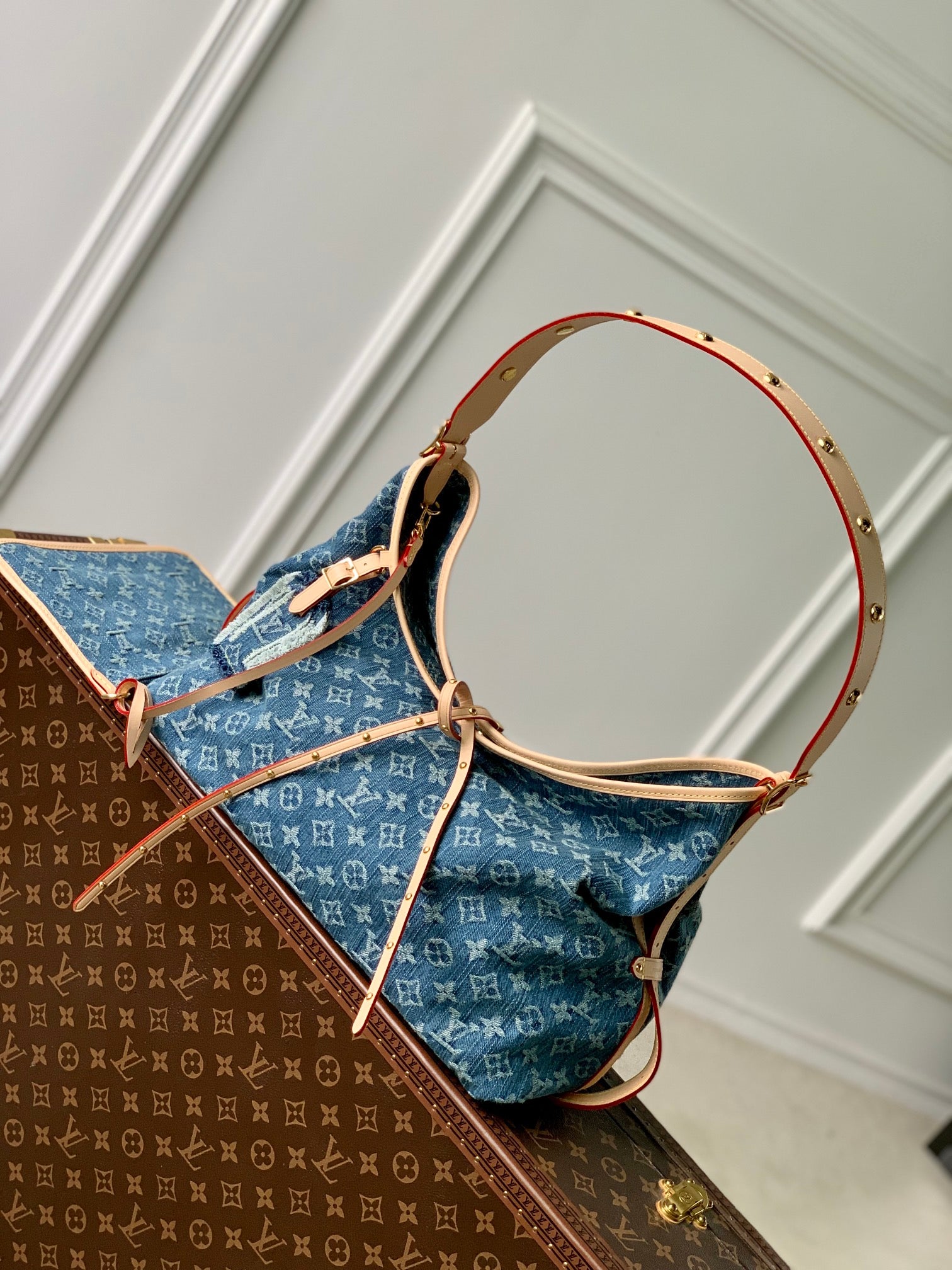 Louis Vuitton Monogram Denim Pleaty Bag Blue - Pre-owned Luxury Handbag