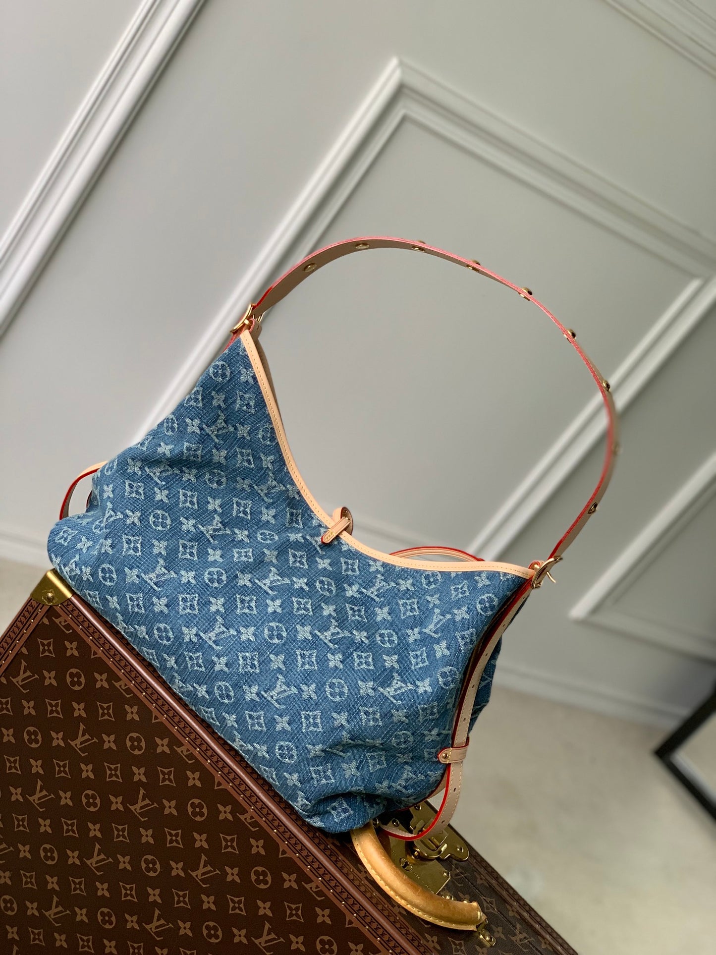 Louis Vuitton Monogram Denim Pleaty Bag Blue - Pre-owned Luxury Handbag