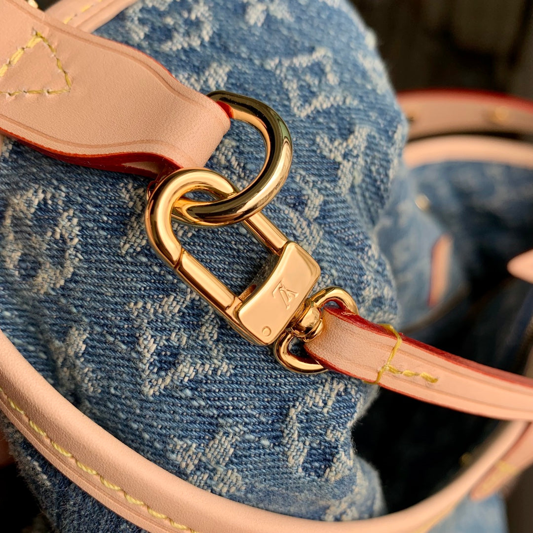 Louis Vuitton Monogram Denim Pleaty Bag Blue - Pre-owned Luxury Handbag
