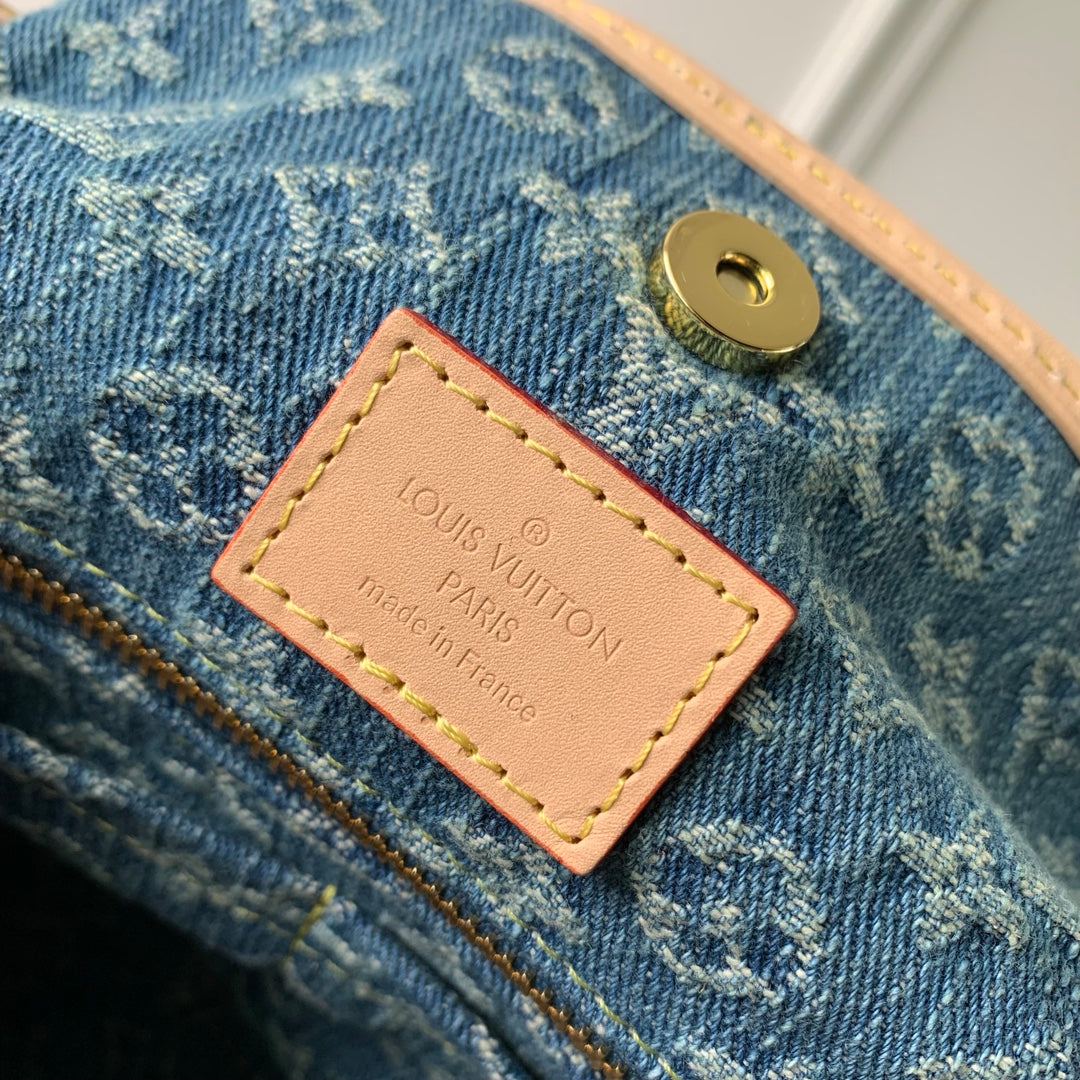 Louis Vuitton Monogram Denim Pleaty Bag Blue - Pre-owned Luxury Handbag