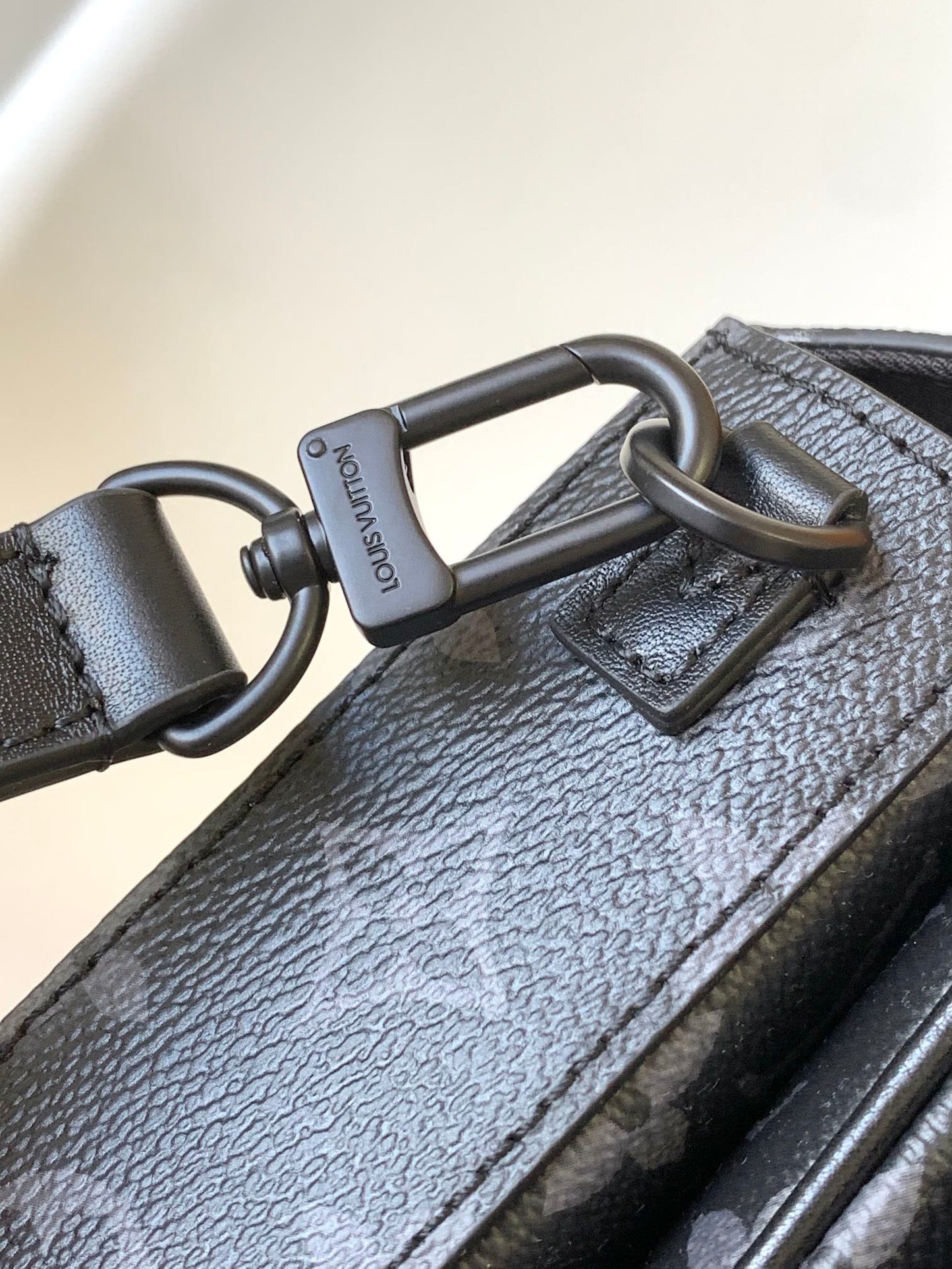 Louis Vuitton S-Lock Vertical Wearable Wallet Monogram Eclipse Canvas