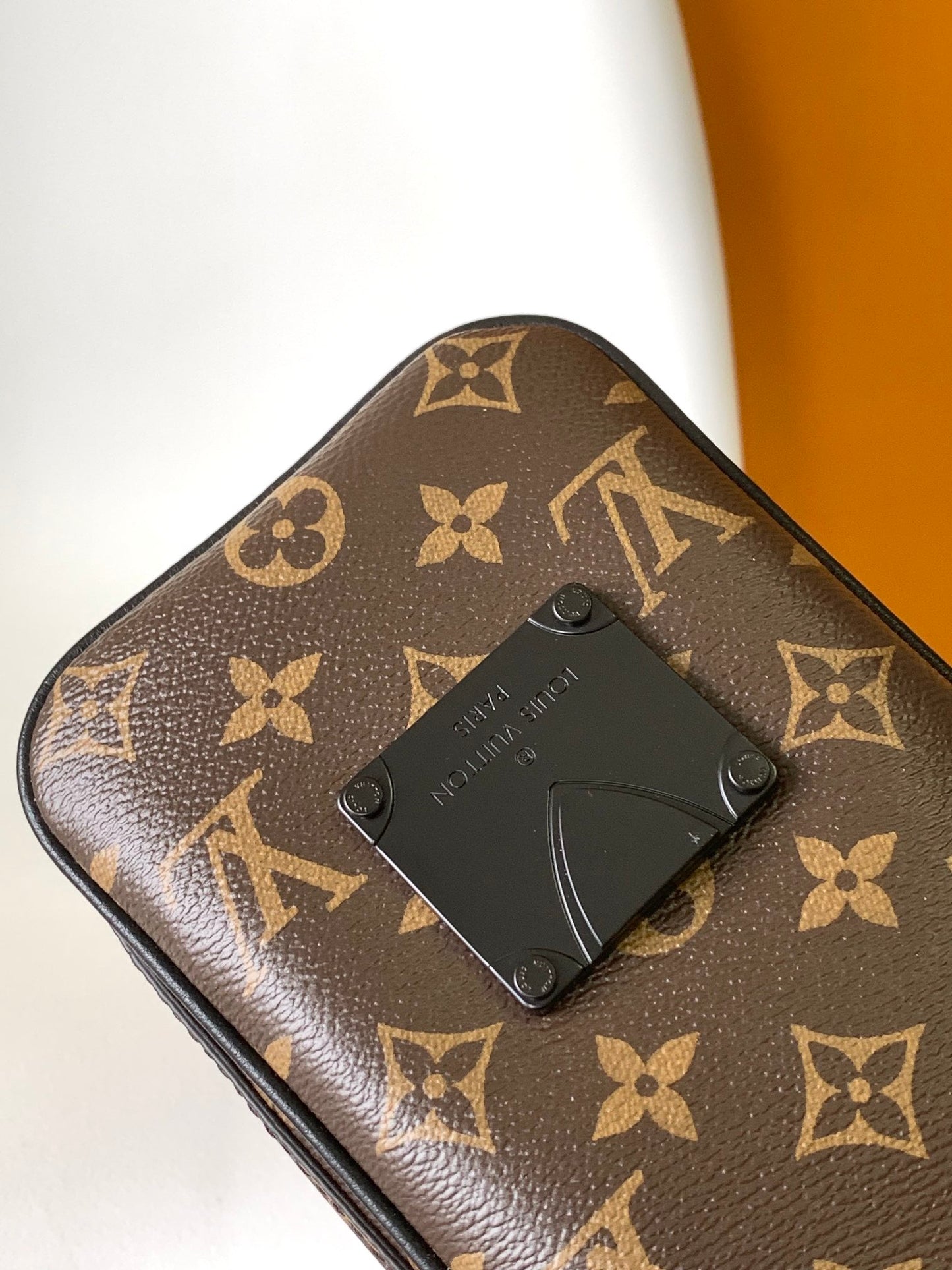 Louis Vuitton S-Lock Vertical Wearable Wallet Monogram Macassar