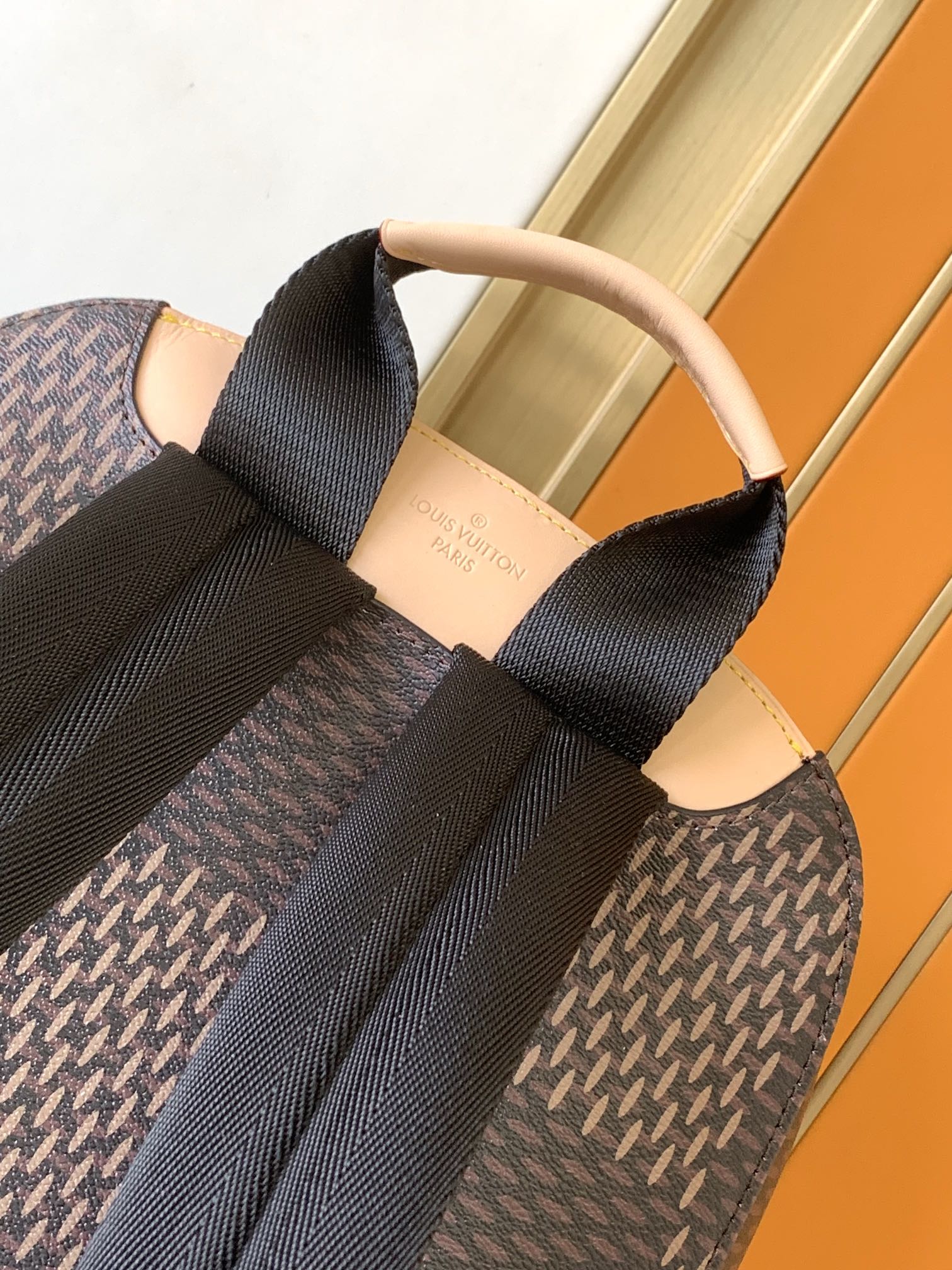 Louis Vuitton x Nigo Campus Backpack Damier Ebene Giant Monogram Canvas Brown