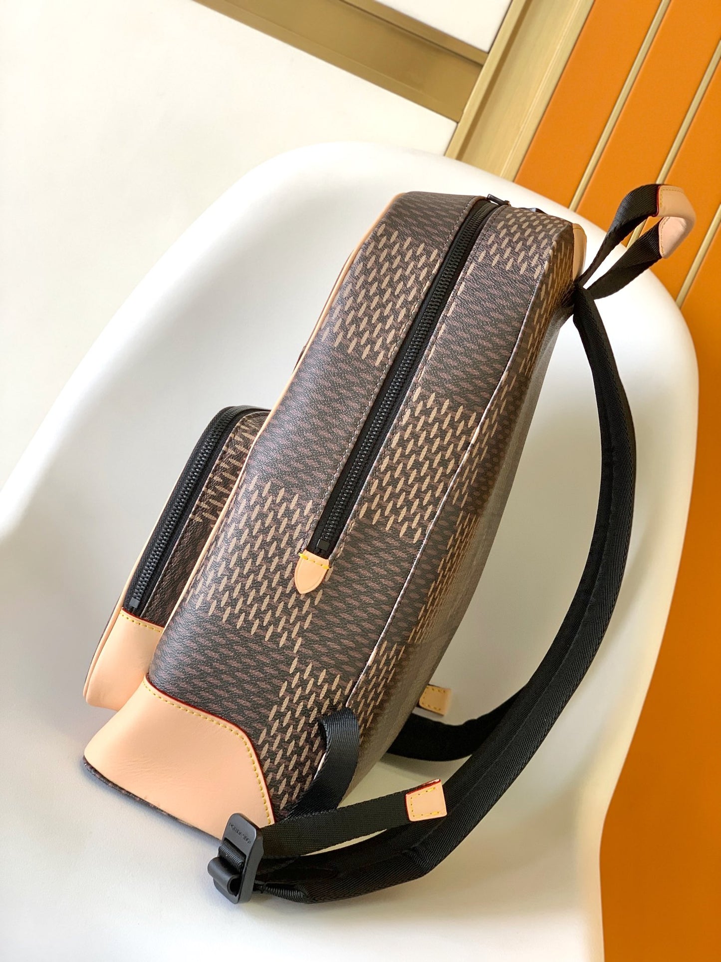 Louis Vuitton x Nigo Campus Backpack Damier Ebene Giant Monogram Canvas Brown