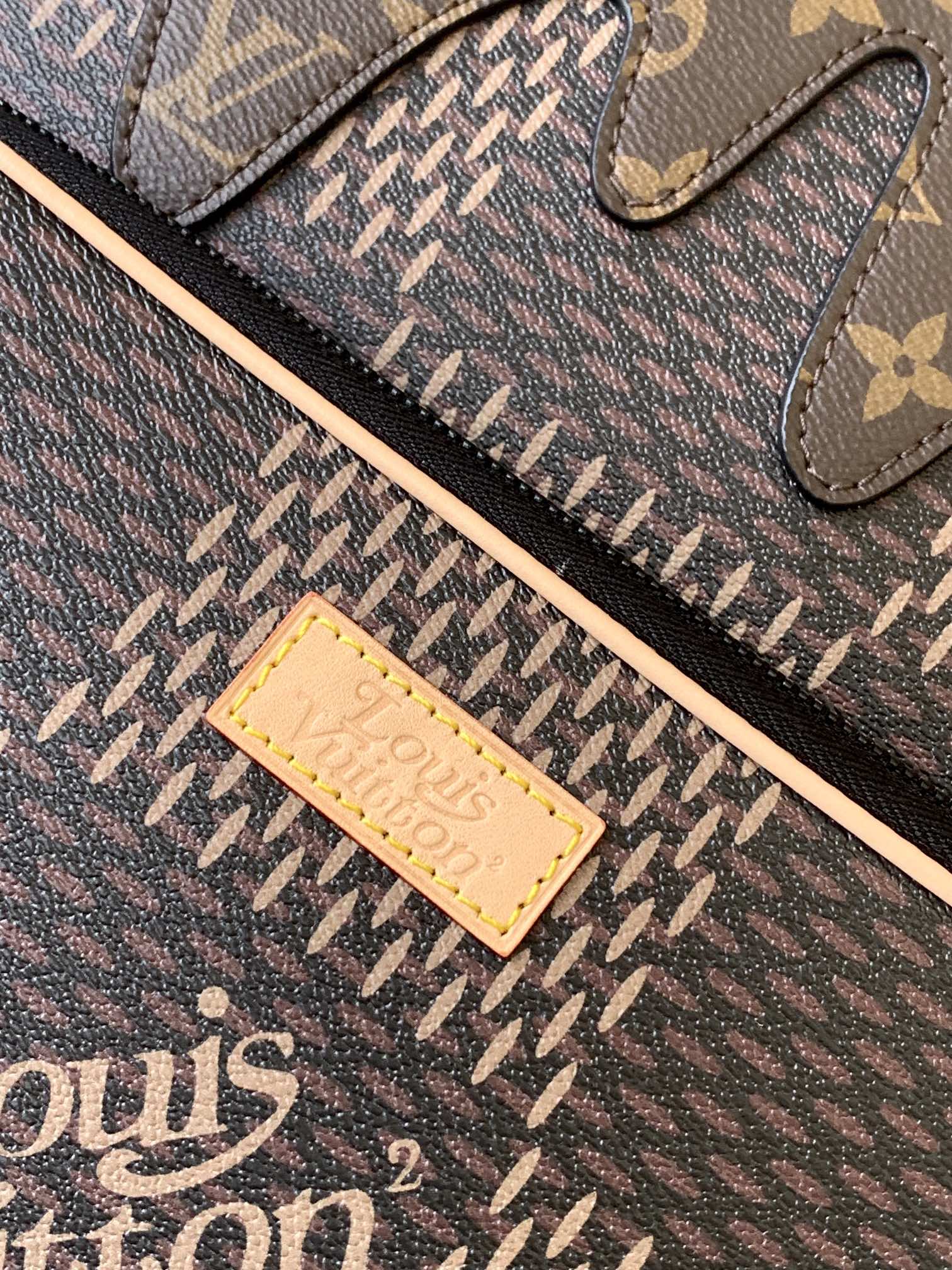 Louis Vuitton x Nigo Campus Backpack Damier Ebene Giant Monogram Canvas Brown