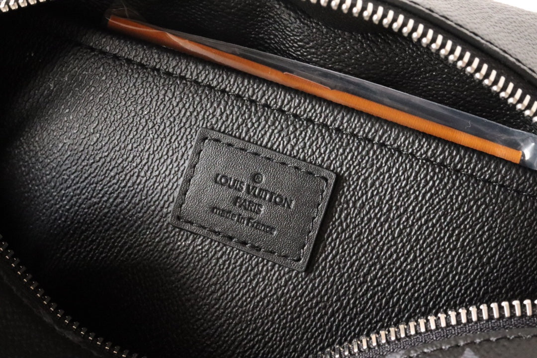 Louis Vuitton Monogram Eclipse Doppel Kit Toiletry Bag