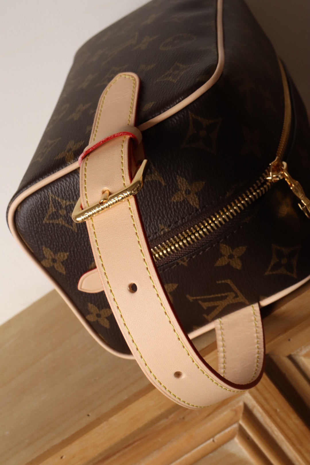 Louis Vuitton Monogram Eclipse Doppel Kit Toiletry Bag
