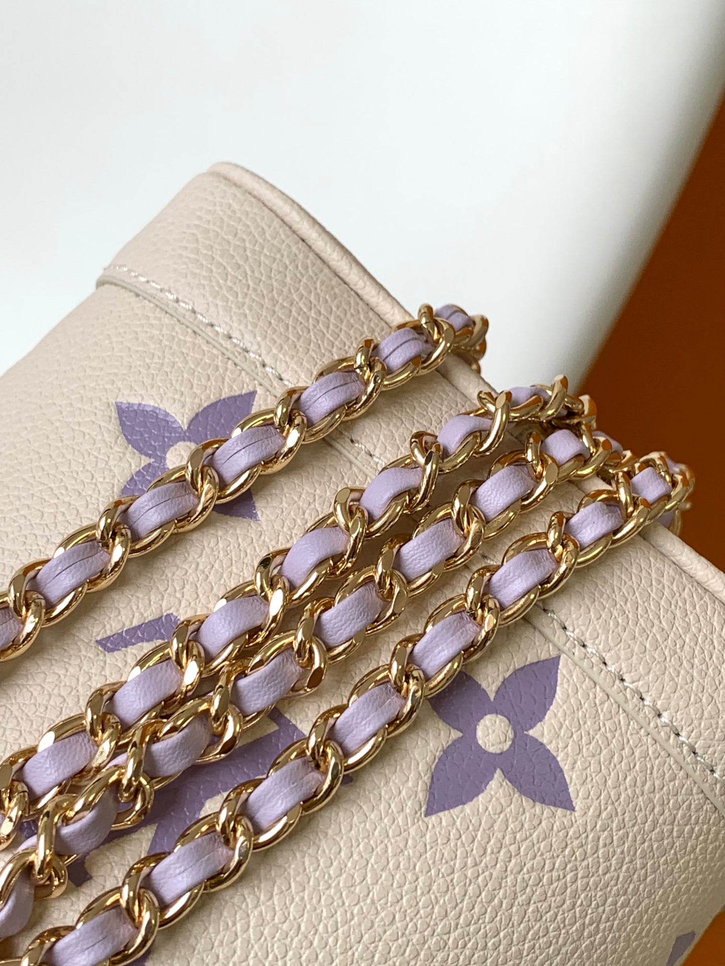 Louis Vuitton Nano Noé Bicolor Monogram Bucket Bag - White & Purple