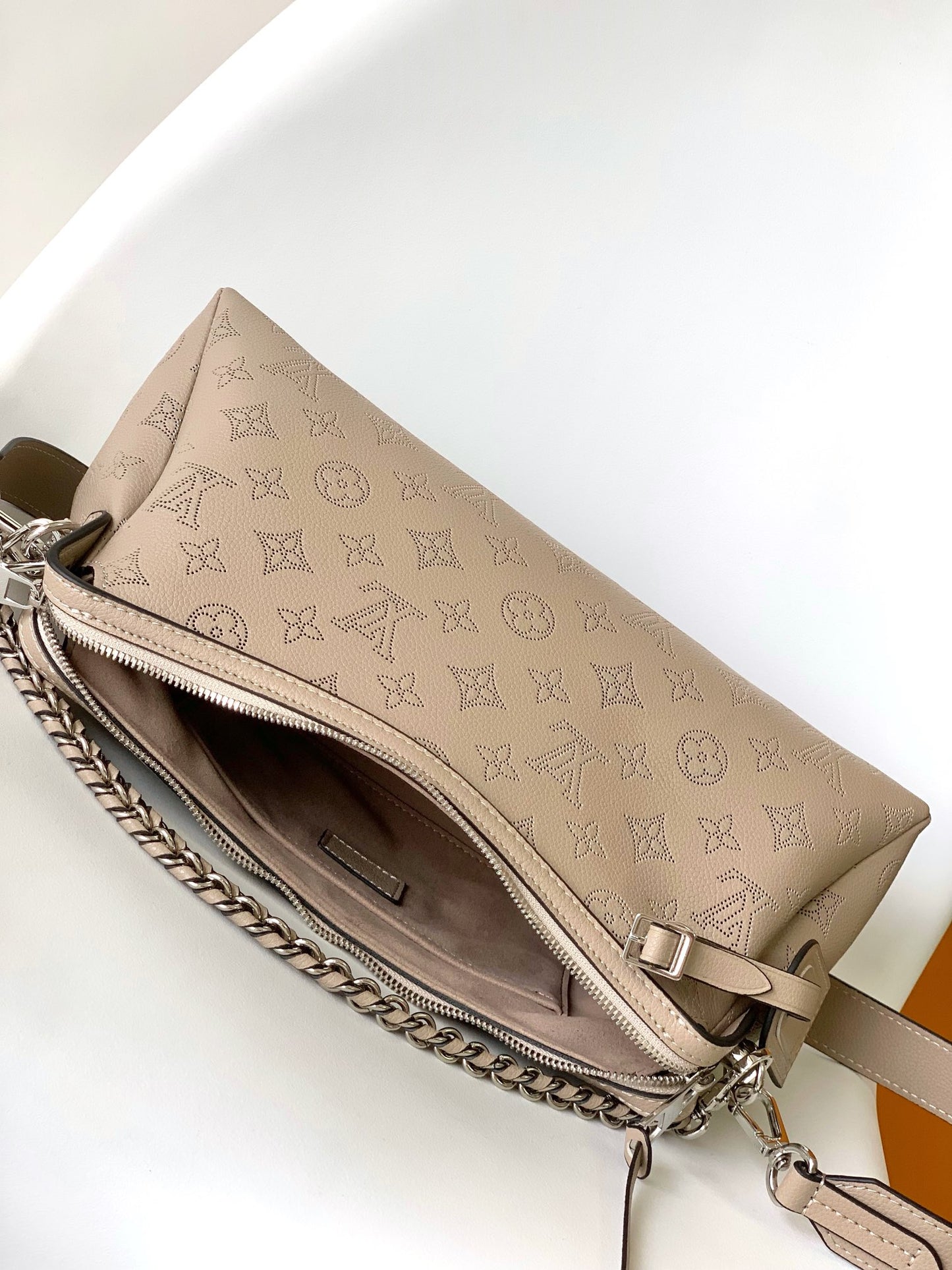 Louis Vuitton Boulogne Monogram Empreinte Leather Bag - Beige