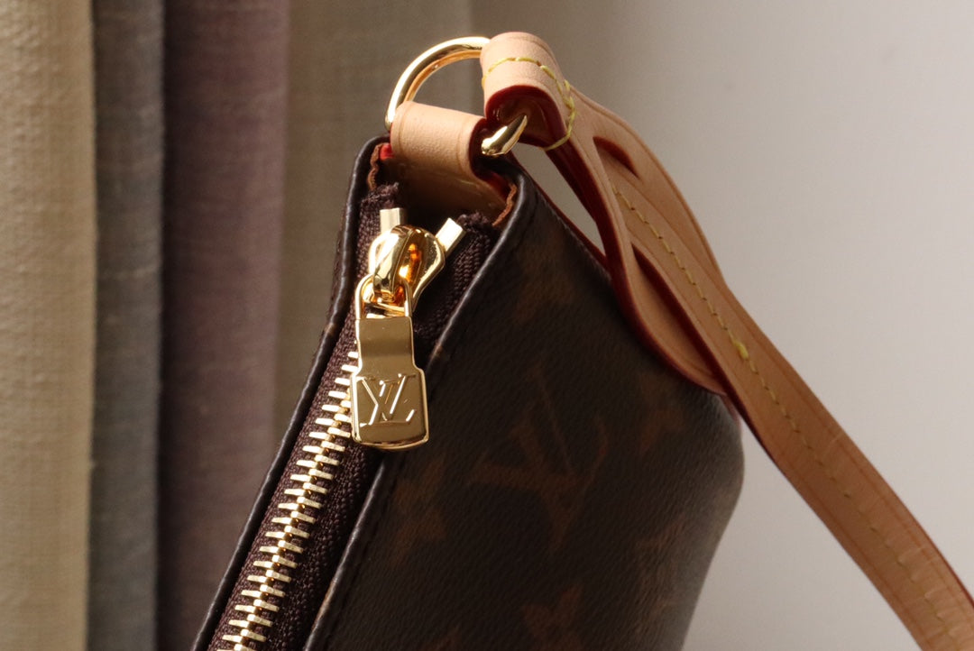 Louis Vuitton Monogram Canvas Flower Zipped Tote PM Handbag with Gold Padlock