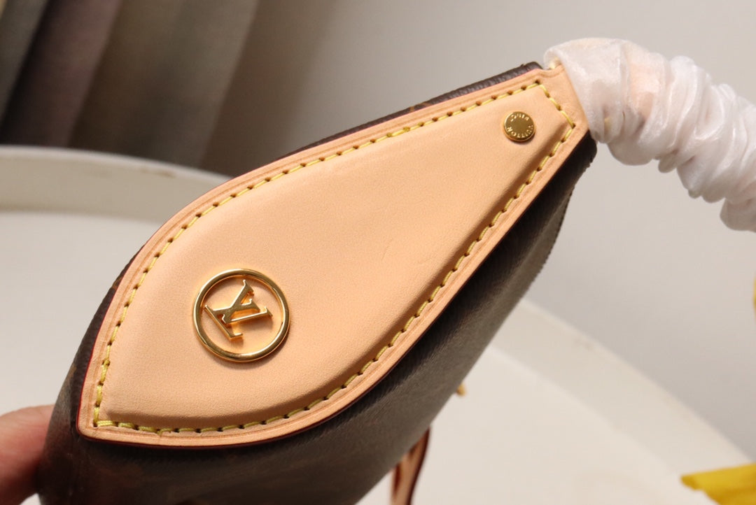 Louis Vuitton Monogram Canvas Flower Zipped Tote PM Handbag with Gold Padlock